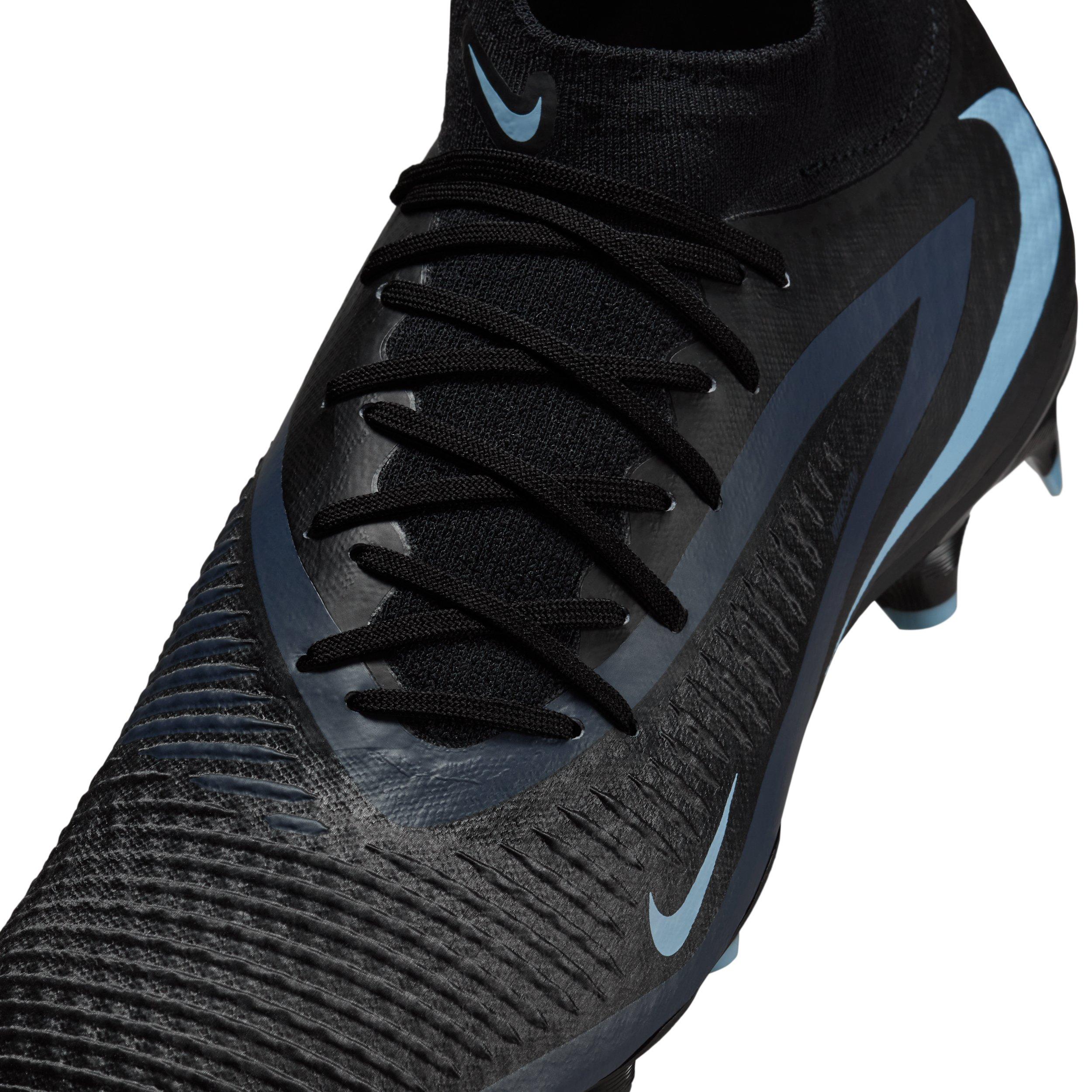 Nike Phantom 6 High Academy MG "Black/Black" Men's Soccer Cleat - BLACK/BLACK Thumbnail View 7