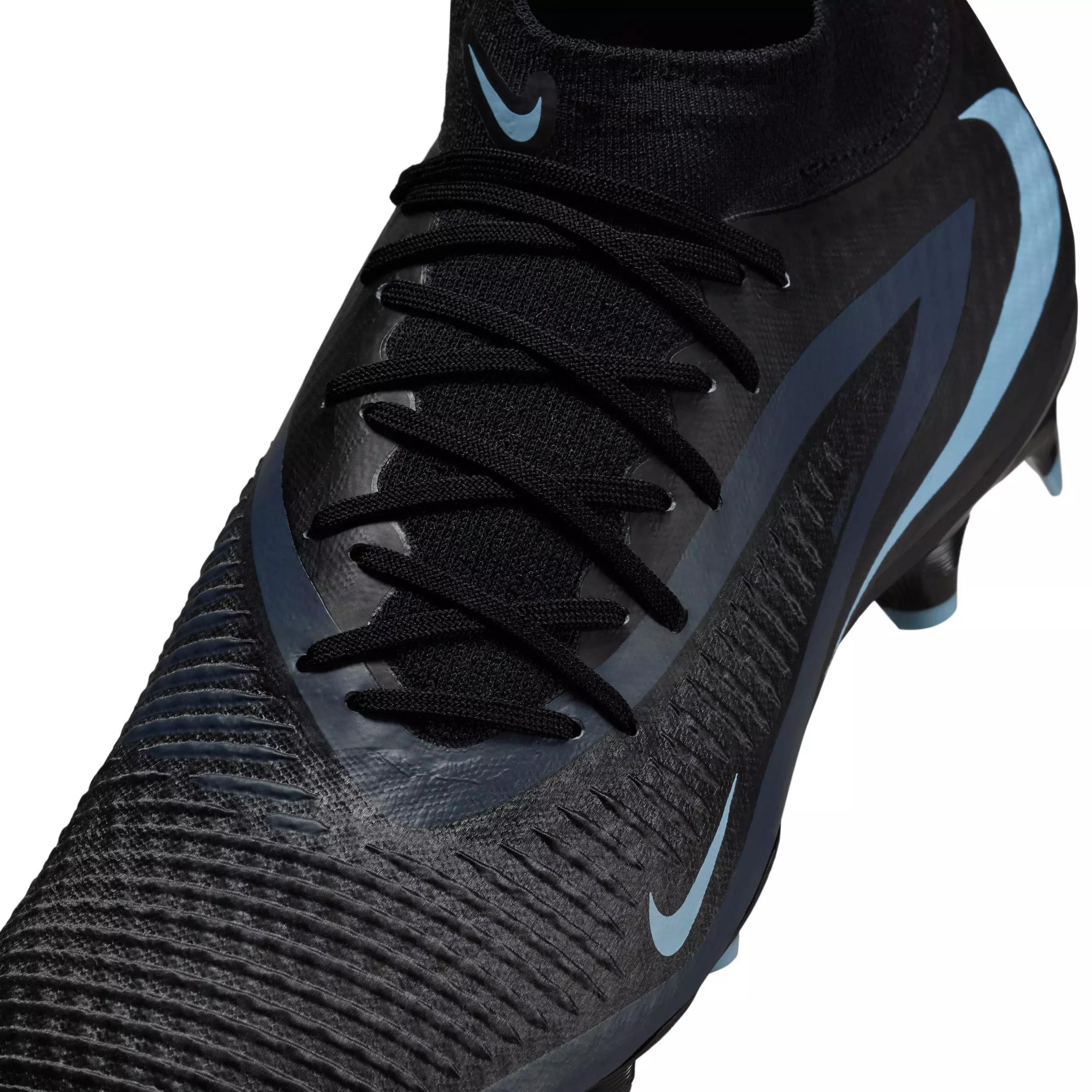 Nike Phantom 6 High Academy MG "Black/Black" Men's Soccer Cleat - BLACK/BLACK