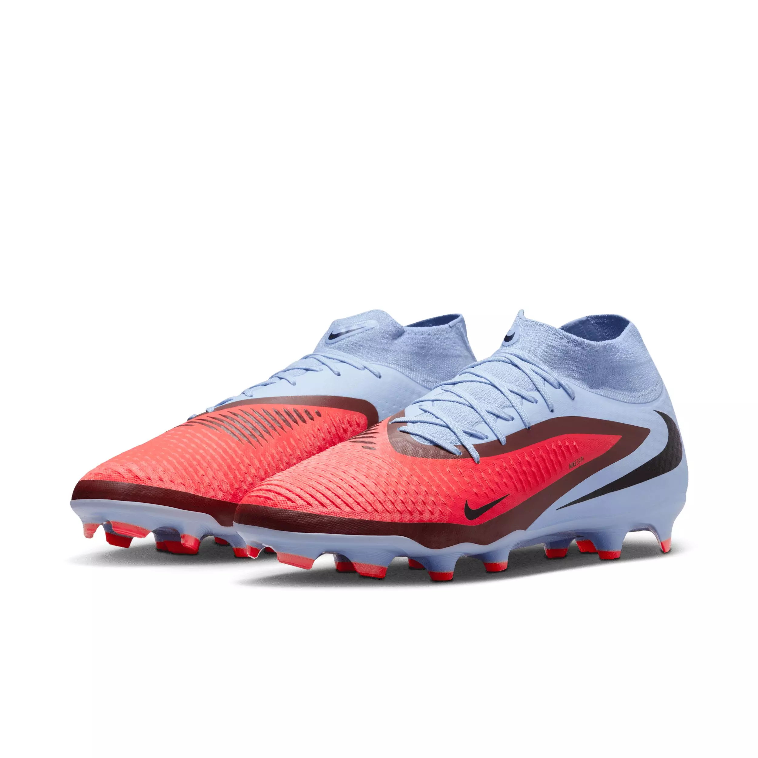 Nike Phantom 6 High Academy MG "Royal Tint/Bright Crimson" Men's Soccer Cleat - ROYAL/CRIMSON