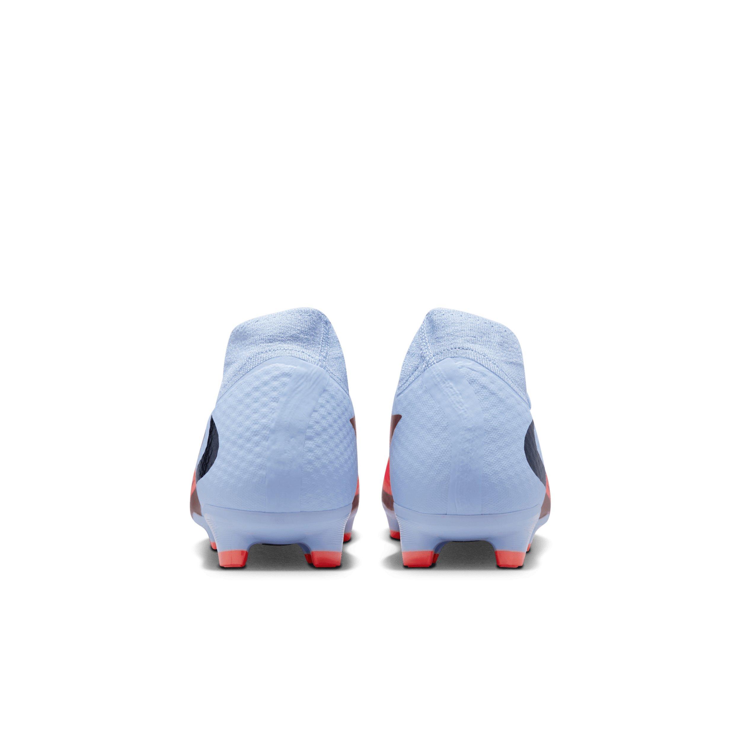 Nike Phantom 6 High Academy MG "Royal Tint/Bright Crimson" Men's Soccer Cleat - ROYAL/CRIMSON Thumbnail View 5