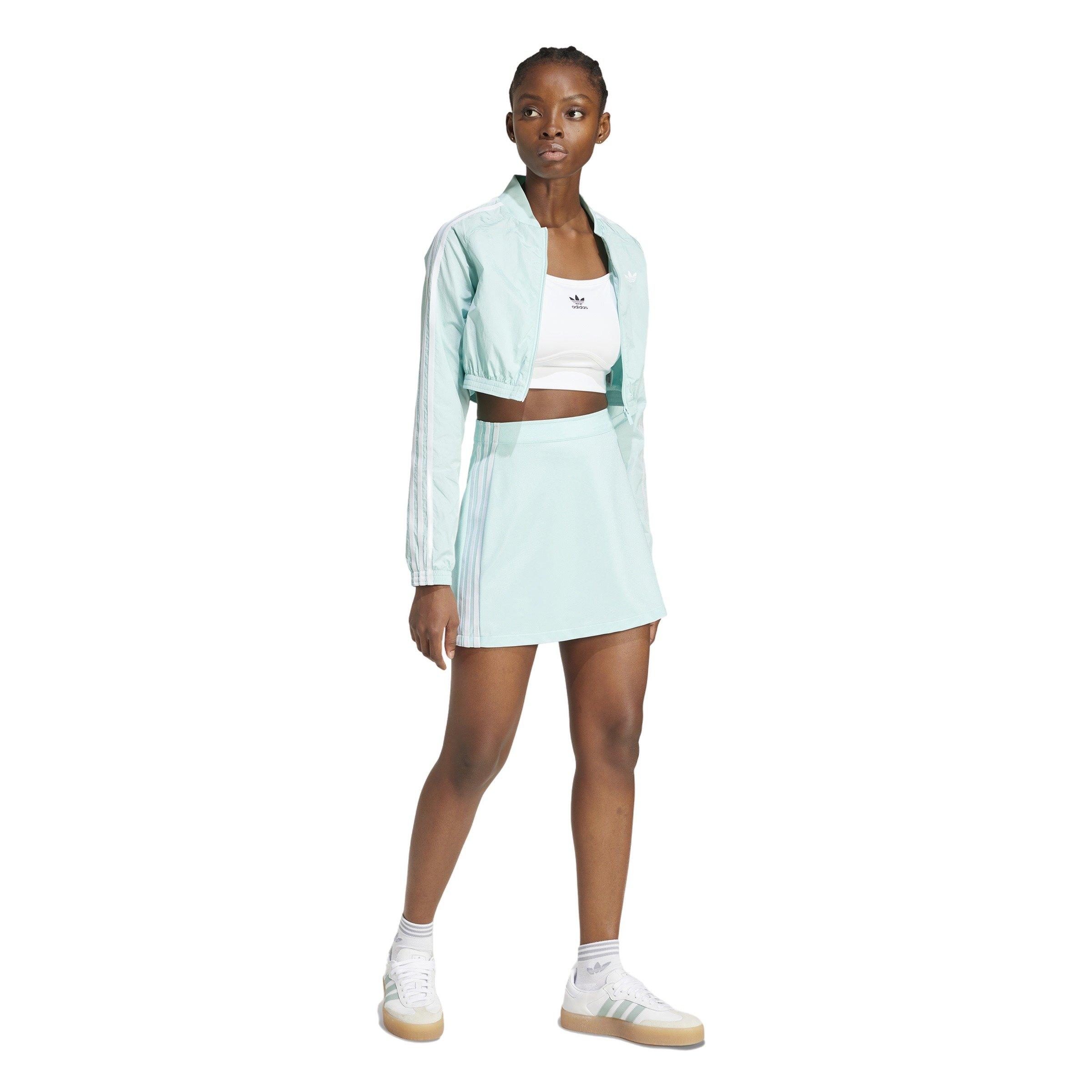 adidas Originals Adicolor 3-Stripes Women's Turquoise Mini Skirt