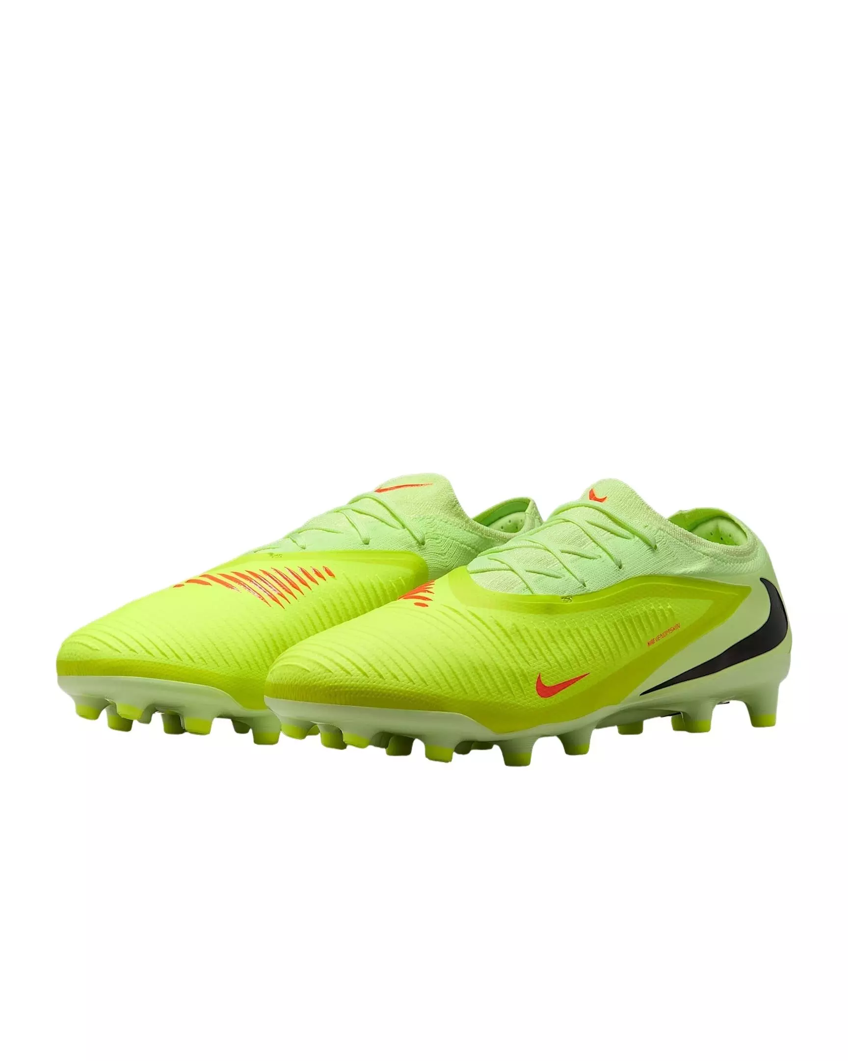 Nike Phantom 6 Low Pro Artificial Grass "Hyper Crimson/Limelight/Black" Men's Soccer Cleat - HYPER CRIMSON/LIMELIGHT/BLACK