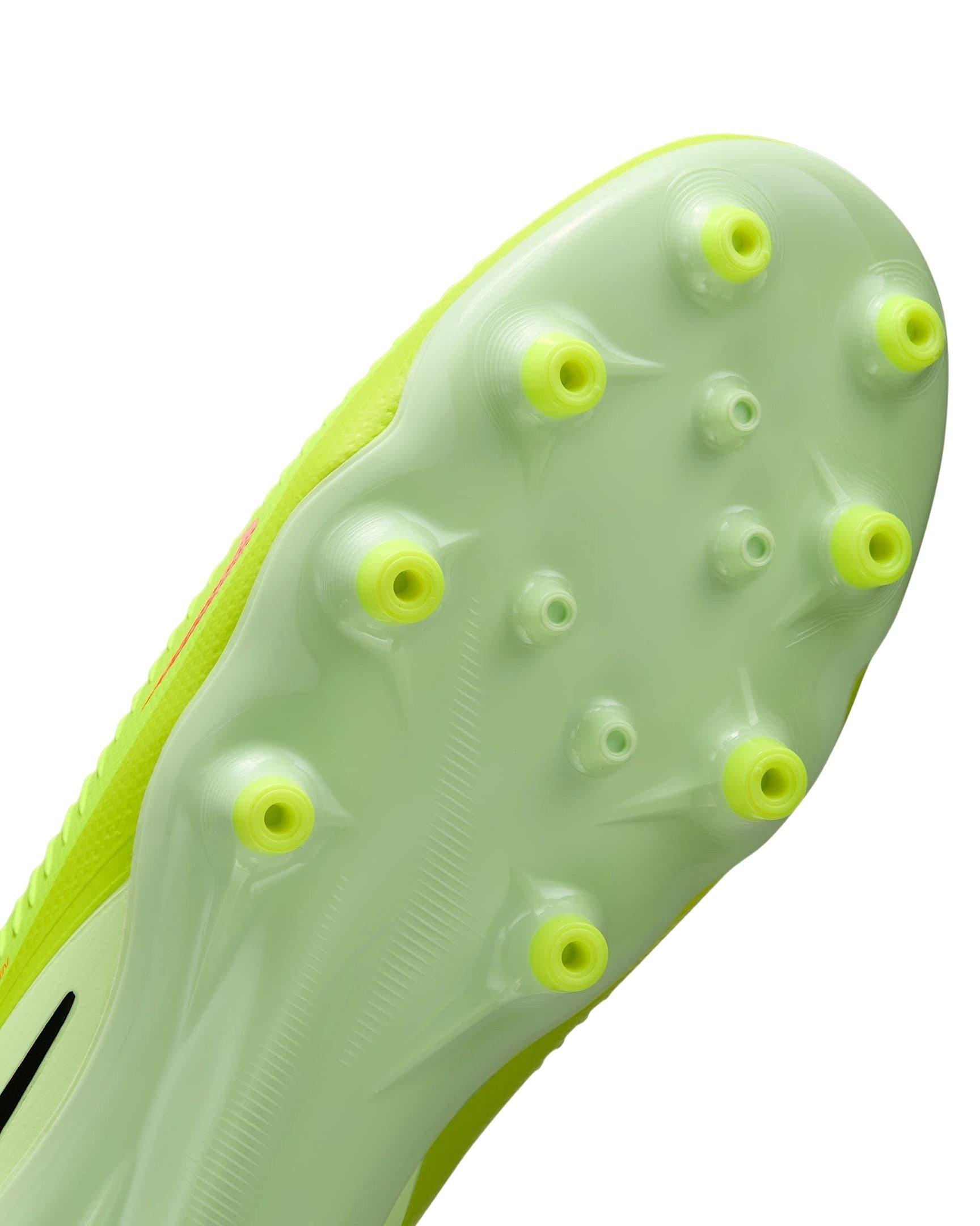 Nike Phantom 6 Low Pro Artificial Grass "Hyper Crimson/Limelight/Black" Men's Soccer Cleat - HYPER CRIMSON/LIMELIGHT/BLACK Thumbnail View 8
