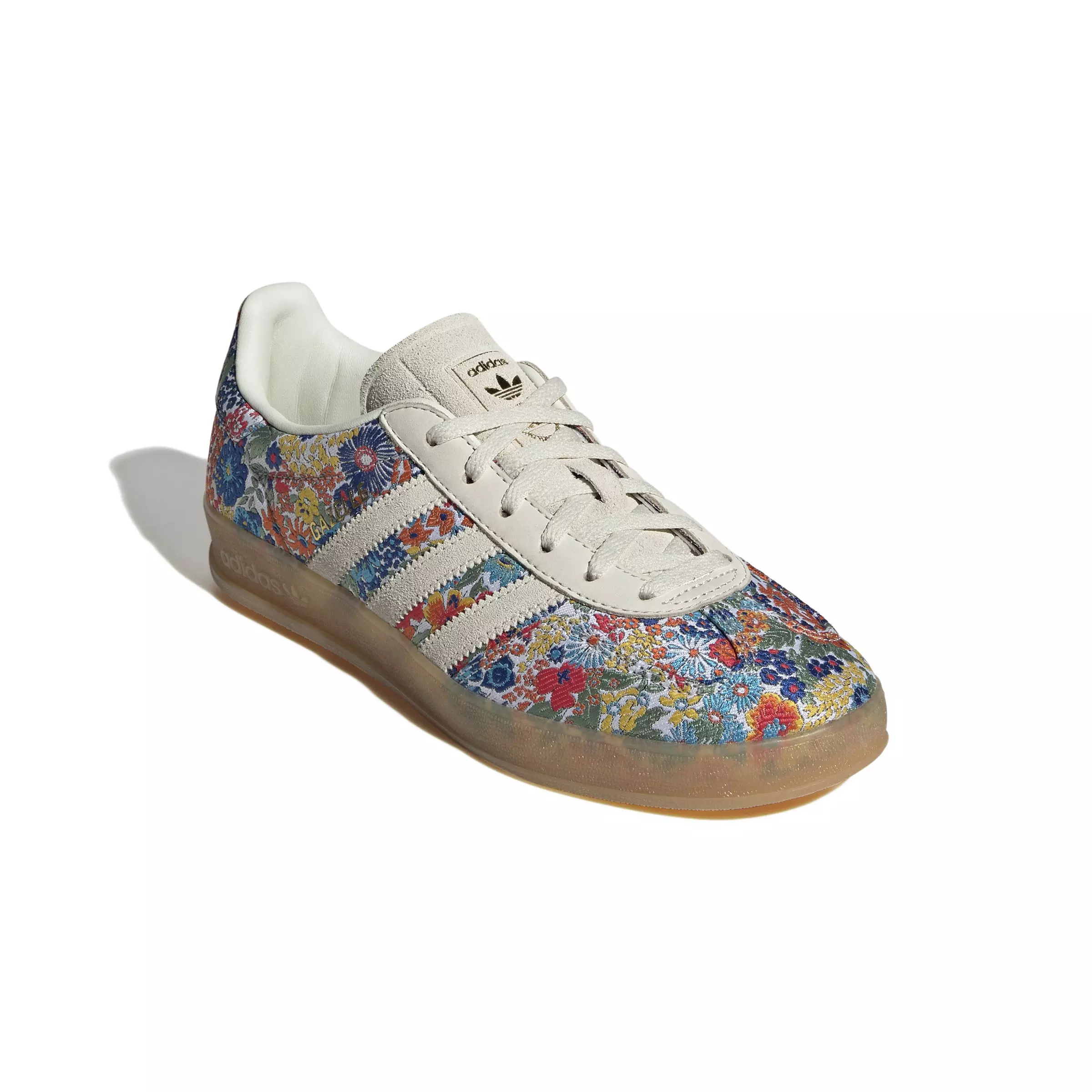 adidas Originals Gazelle x Liberty London "Off White/Gum 3/Collegiate Green" Women's Shoe - OFF WHITE/GUM/GREEN