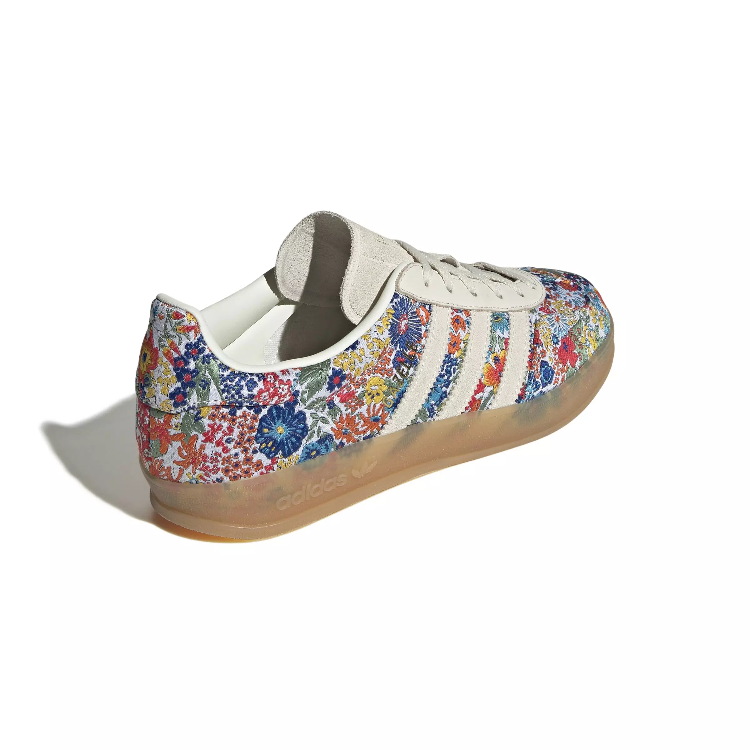 adidas Originals Gazelle x Liberty London "Off White/Gum 3/Collegiate Green" Women's Shoe - OFF WHITE/GUM/GREEN