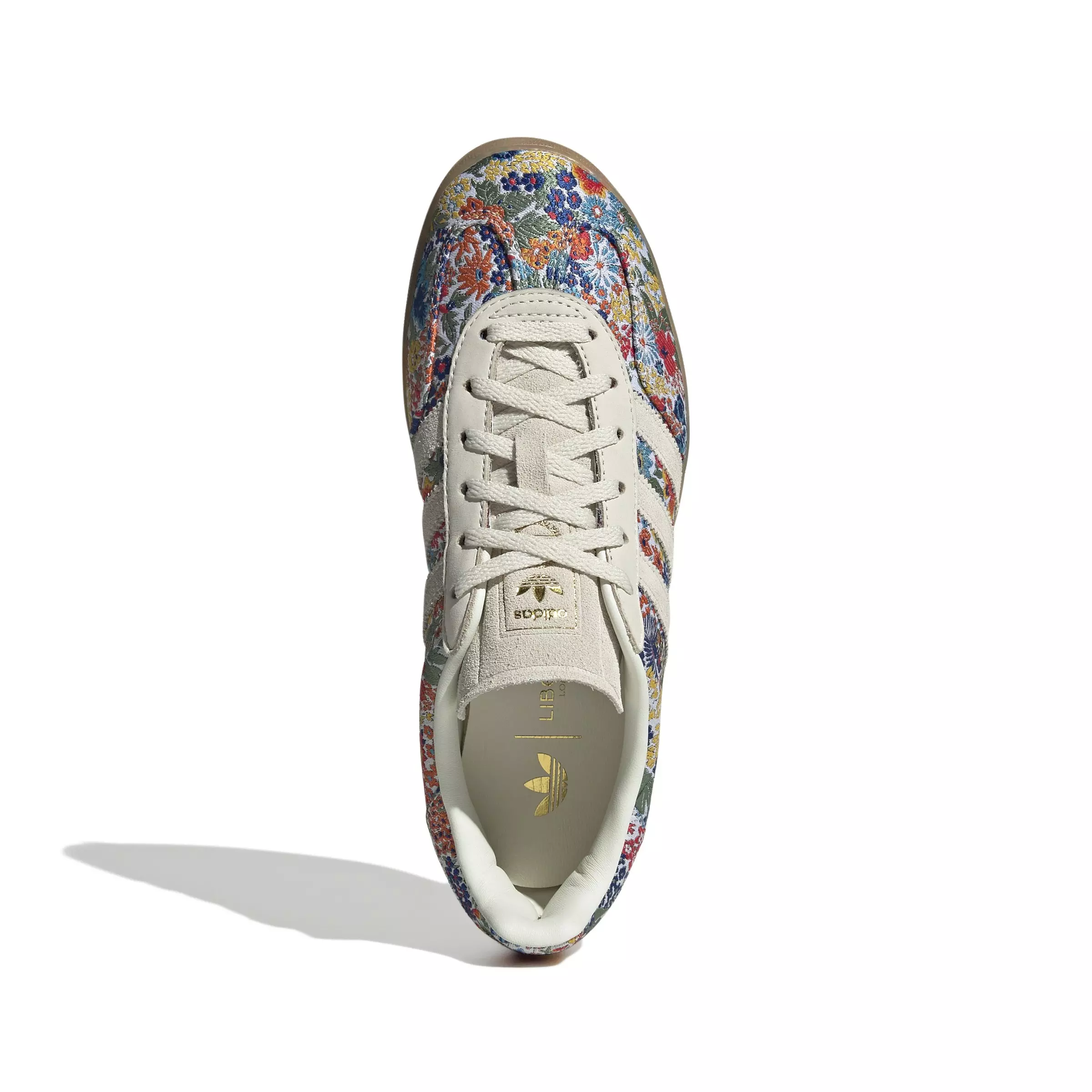 adidas Originals Gazelle x Liberty London "Off White/Gum 3/Collegiate Green" Women's Shoe - OFF WHITE/GUM/GREEN
