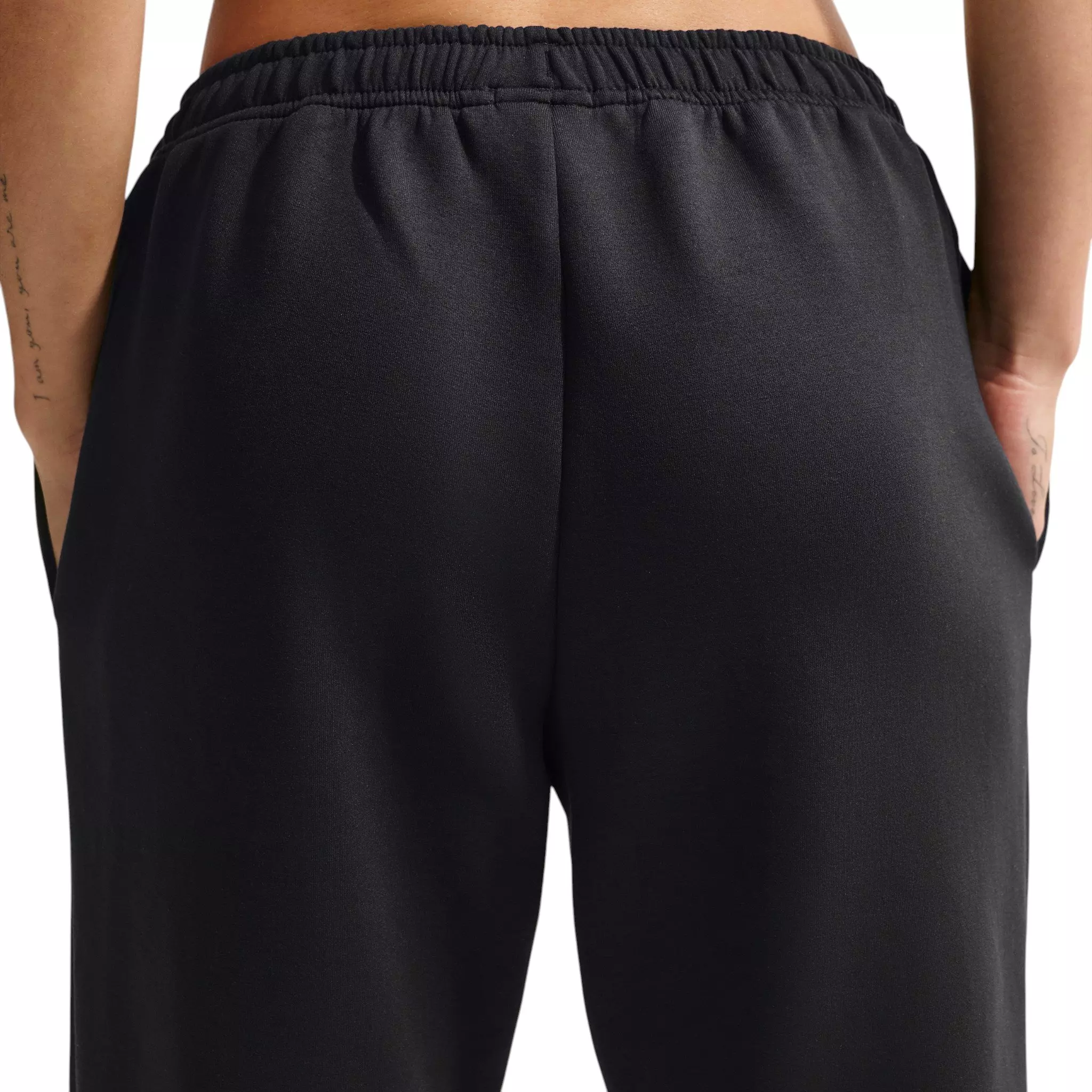 Nike Women's One Dri-FIT Pants - Black/Red/White - BLACK/RED/WHITE