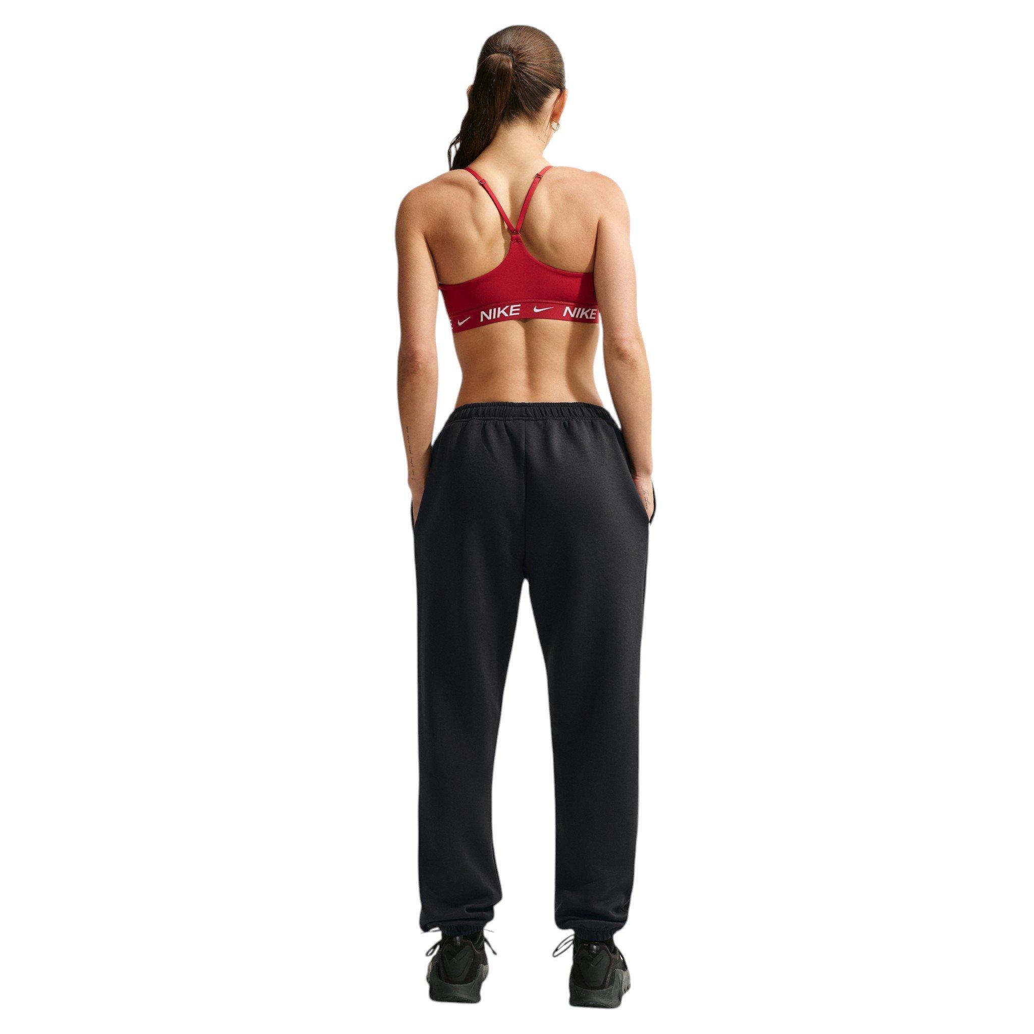 Nike Women's One Dri-FIT Pants - Black/Red/White - BLACK/RED/WHITE Thumbnail View 5