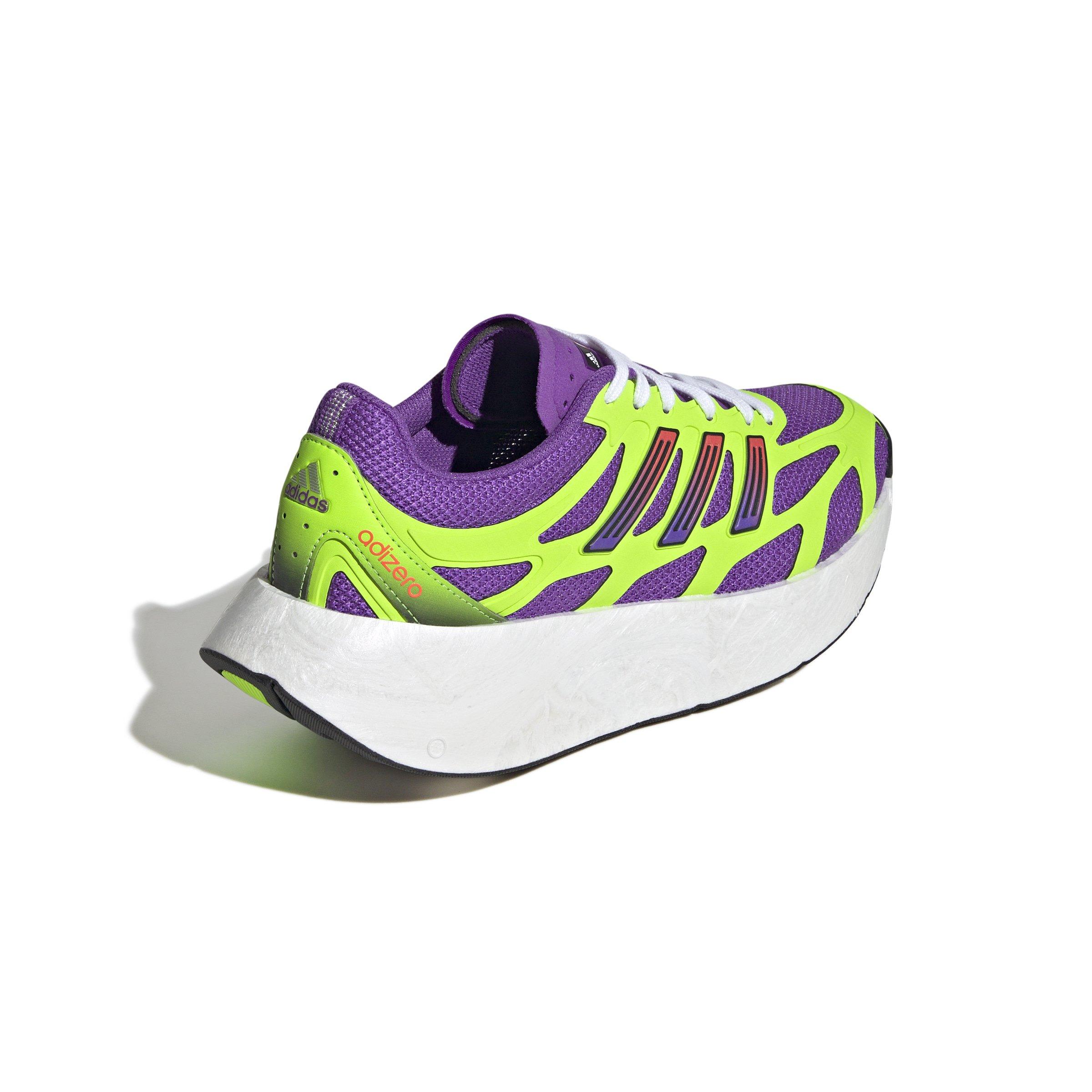スニーカー adidas Adizero Aruku Purple Solar Green JP5566 adidas Originals Women's Adizero Aruku Green, Purple JP5566