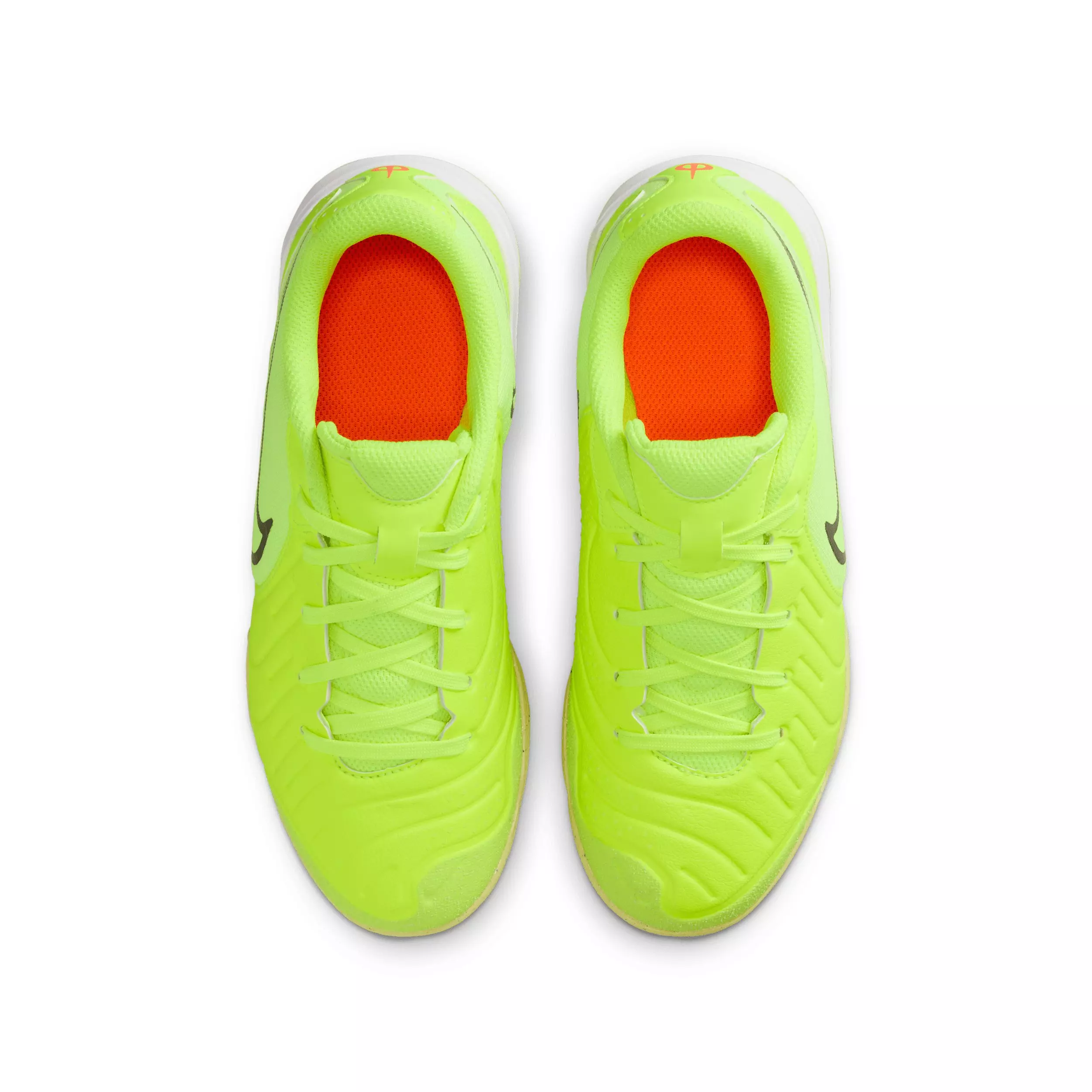 Nike Jr. Tiempo Legend 10 Academy IC "Volt/Black" Grade School Kids' Soccer Shoe - VOLT/BLACK