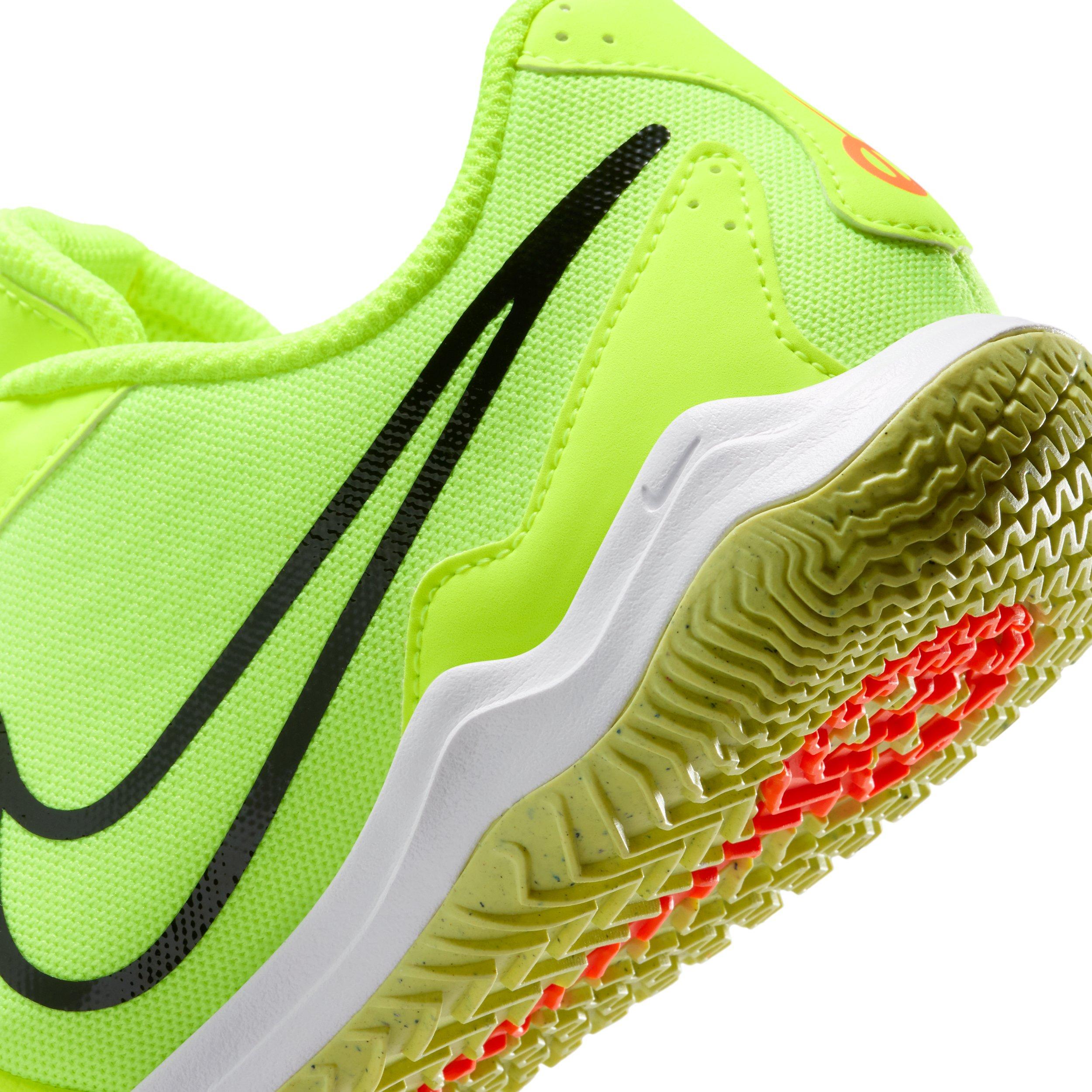 Nike Jr. Tiempo Legend 10 Academy IC Grade School Kids' "Volt/Black" Soccer Shoe