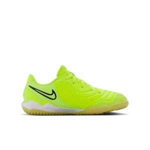 Nike Jr. Tiempo Legend 10 Academy IC "Volt/Black" Grade School Kids' Soccer Shoe