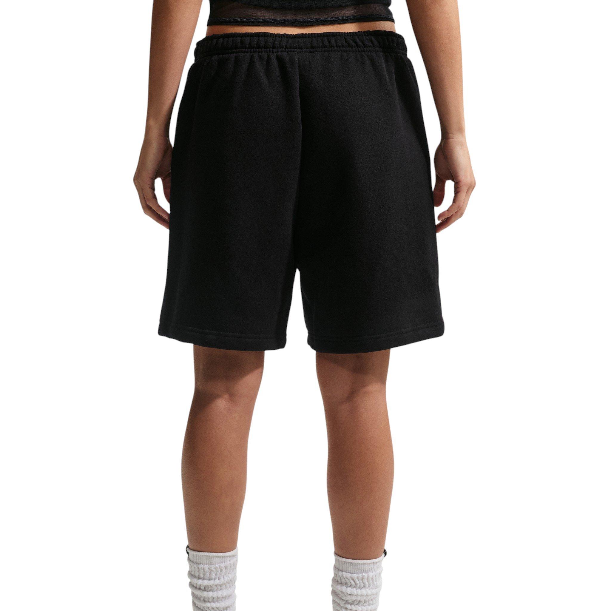Nike Women's Studio Fleece Med-Weight Oversized HR Cargo Pants - Black - BLACK