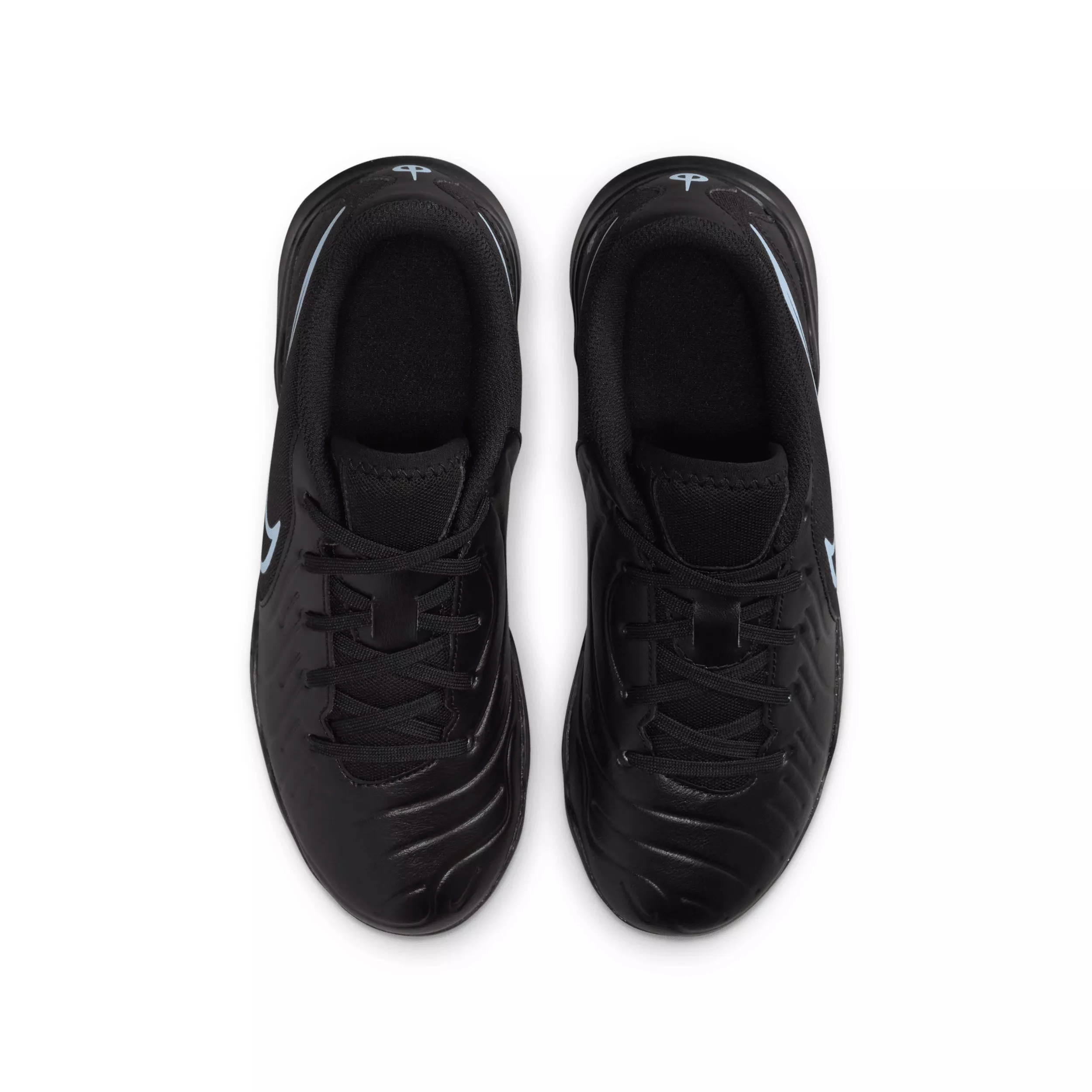 Nike Jr. Tiempo Legend 10 Club IC "Black/Black" Grade School Kids' Soccer Shoe - BLACK/BLACK