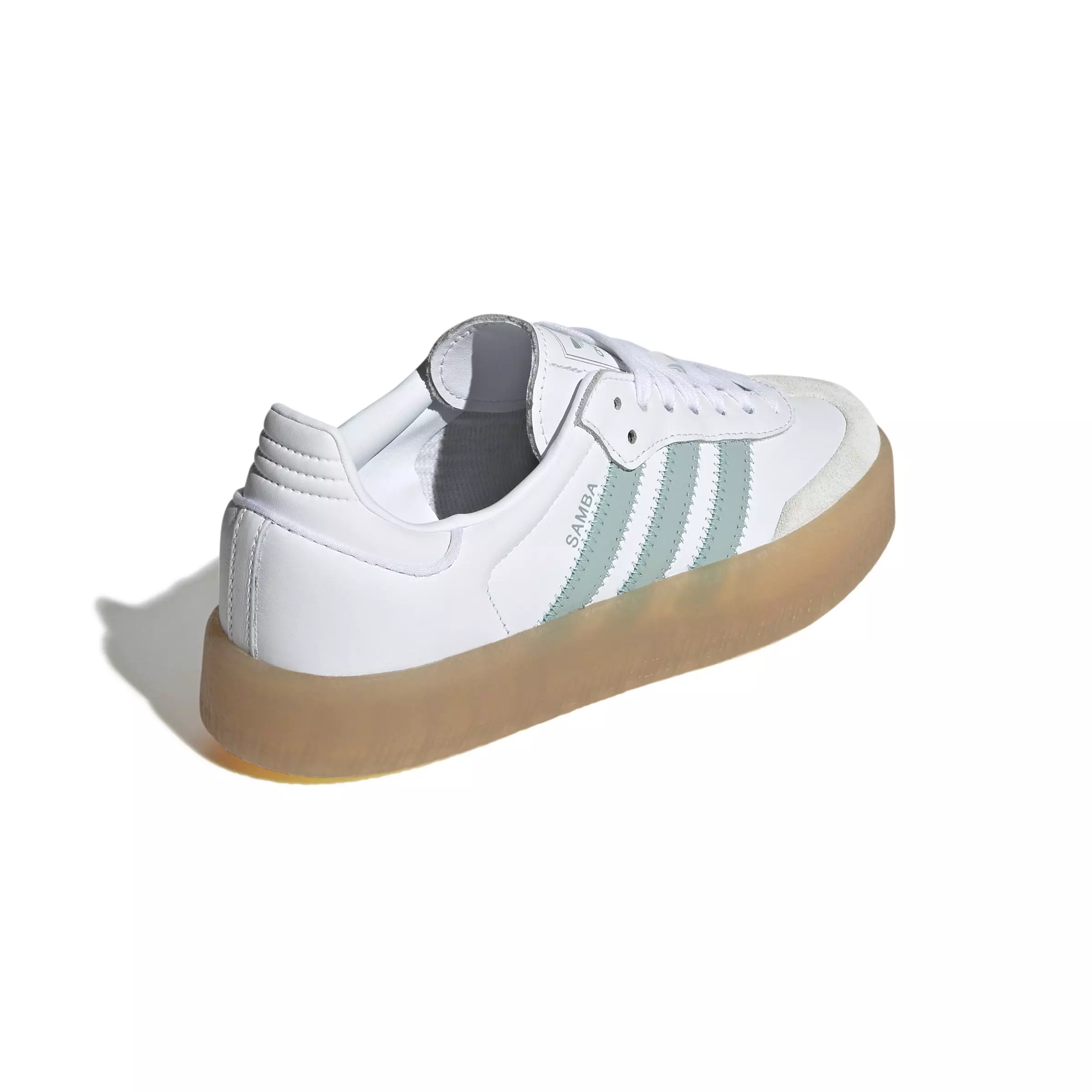 adidas Originals Sambae "Ftwr White/Wonder Blue/Off White" Women's Shoe - WHITE/BLUE/OFF WHITE