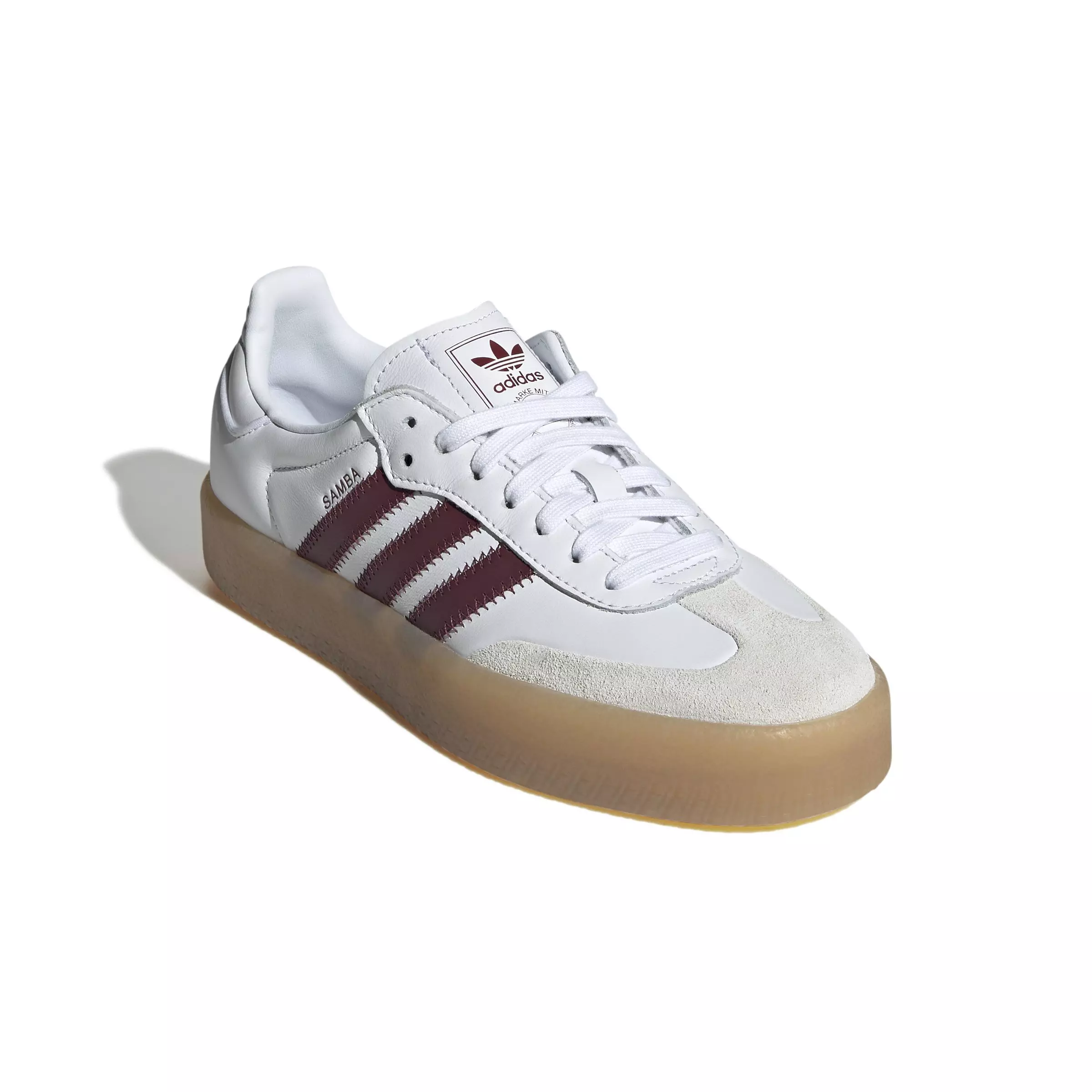 adidas Originals Sambae "Ftwr White/Shadow Red/Off White" Women's Shoe - WHITE/RED/OFF WHITE
