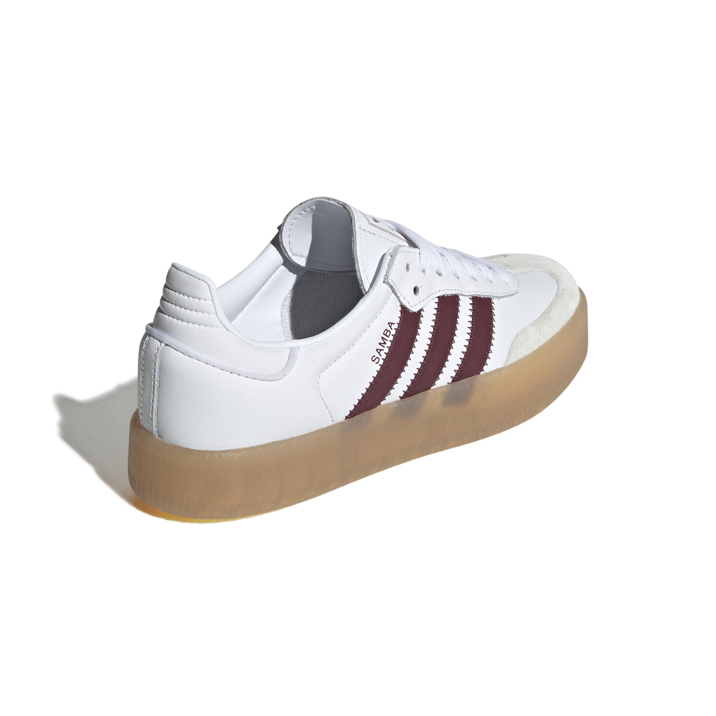 adidas Originals Sambae "Ftwr White/Shadow Red/Off White" Women's Shoe - WHITE/RED/OFF WHITE Thumbnail View 4