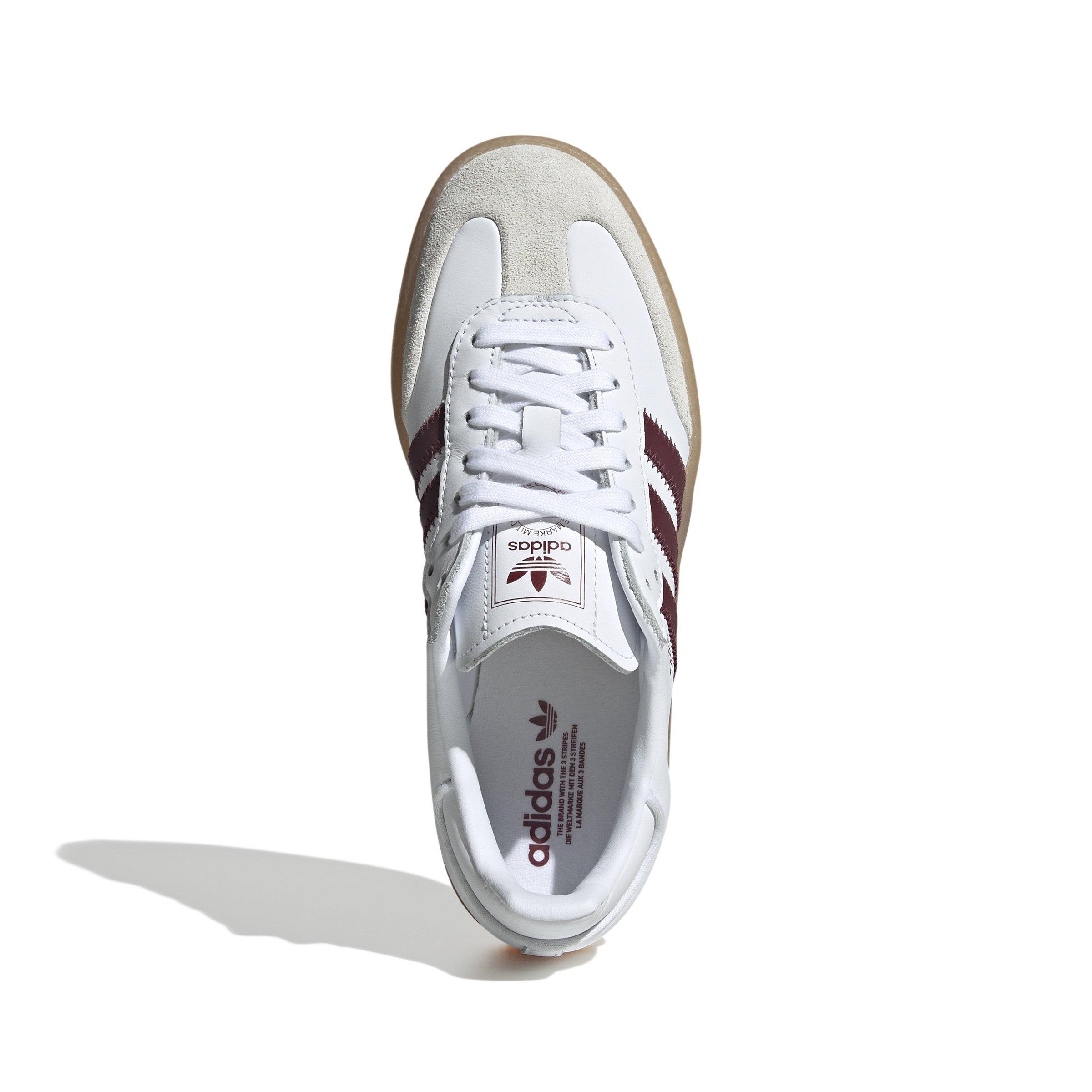 adidas Originals Sambae "Ftwr White/Shadow Red/Off White" Women's Shoe - WHITE/RED/OFF WHITE Thumbnail View 5