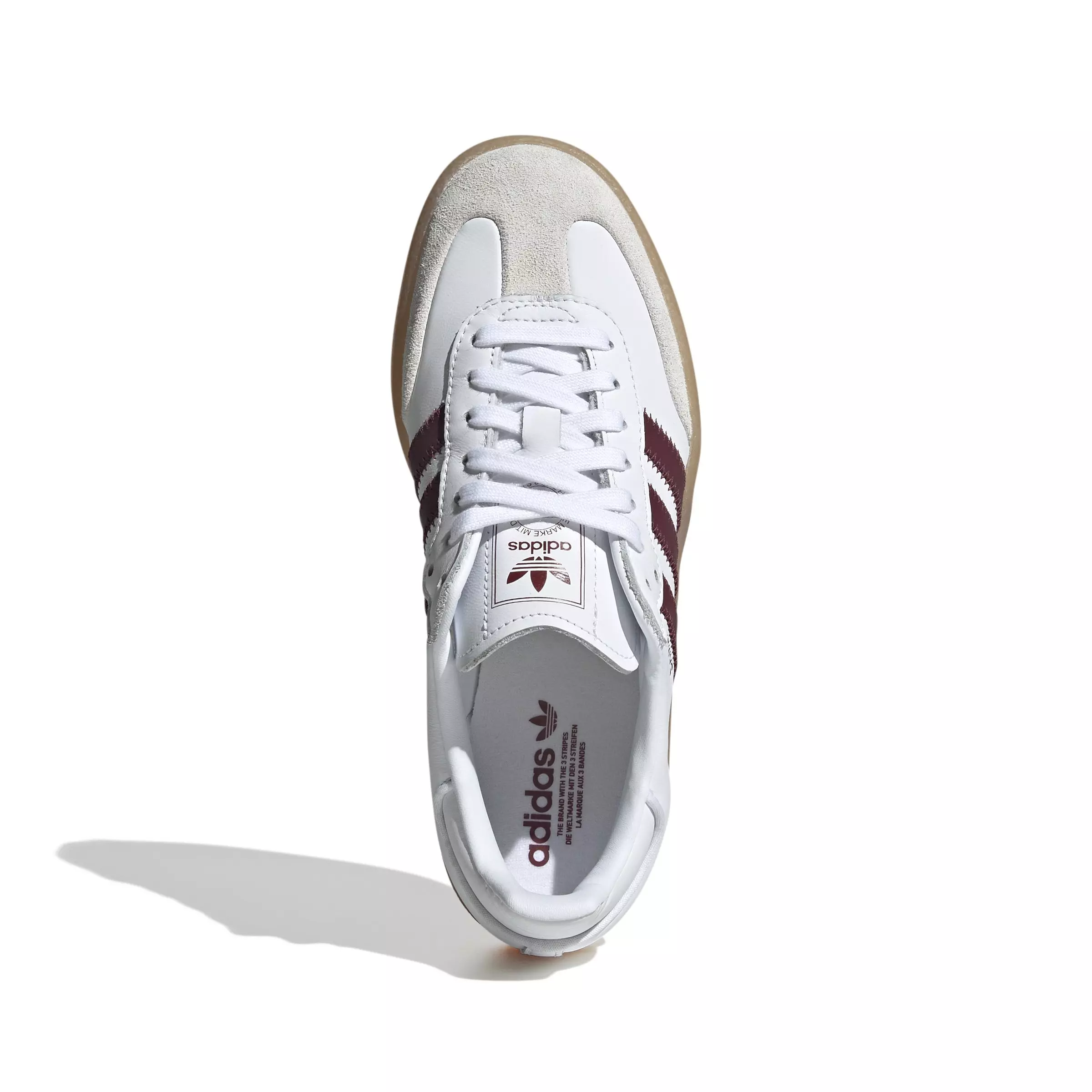 adidas Originals Sambae "Ftwr White/Shadow Red/Off White" Women's Shoe - WHITE/RED/OFF WHITE