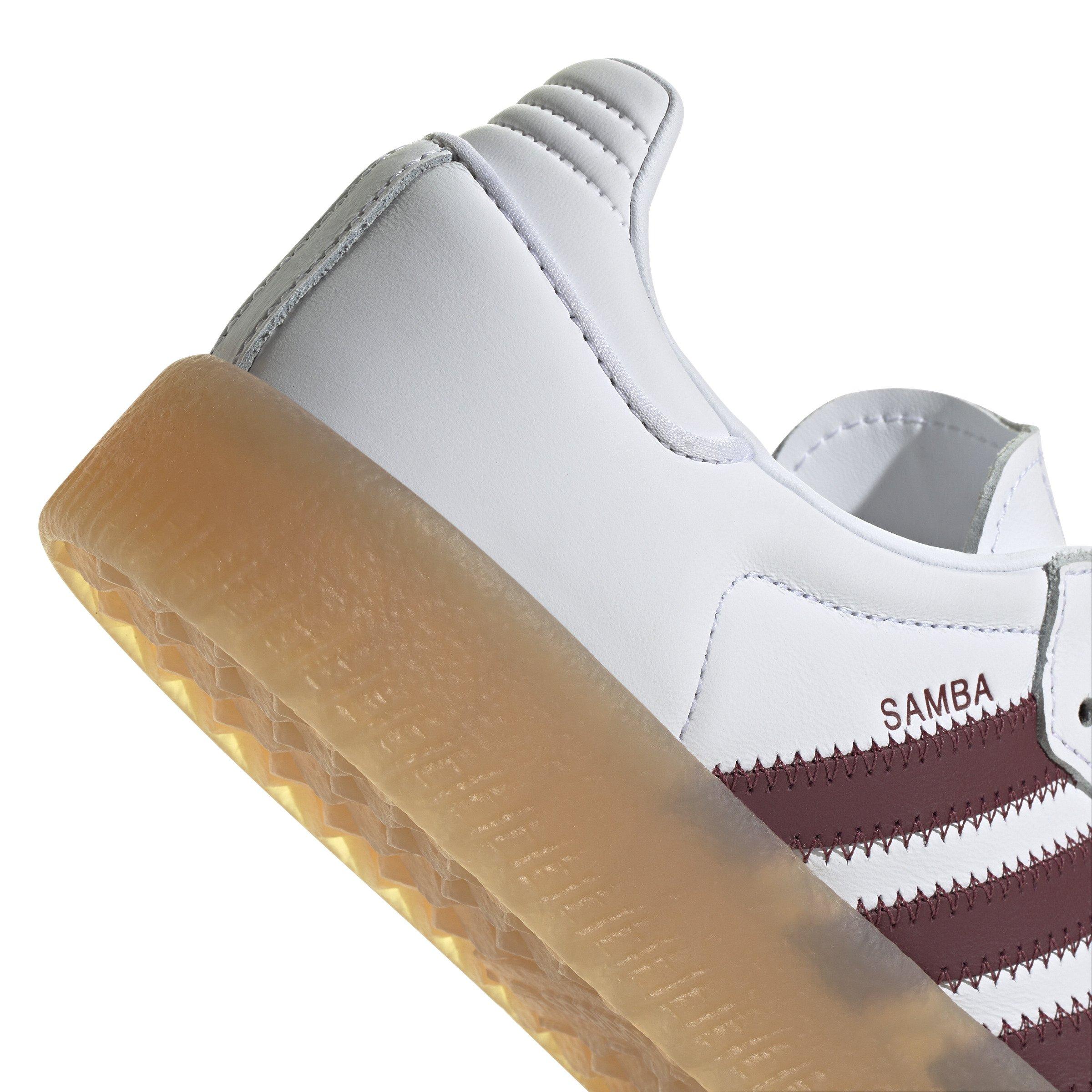 adidas Originals Sambae "Ftwr White/Shadow Red/Off White" Women's Shoe - WHITE/RED/OFF WHITE Thumbnail View 8