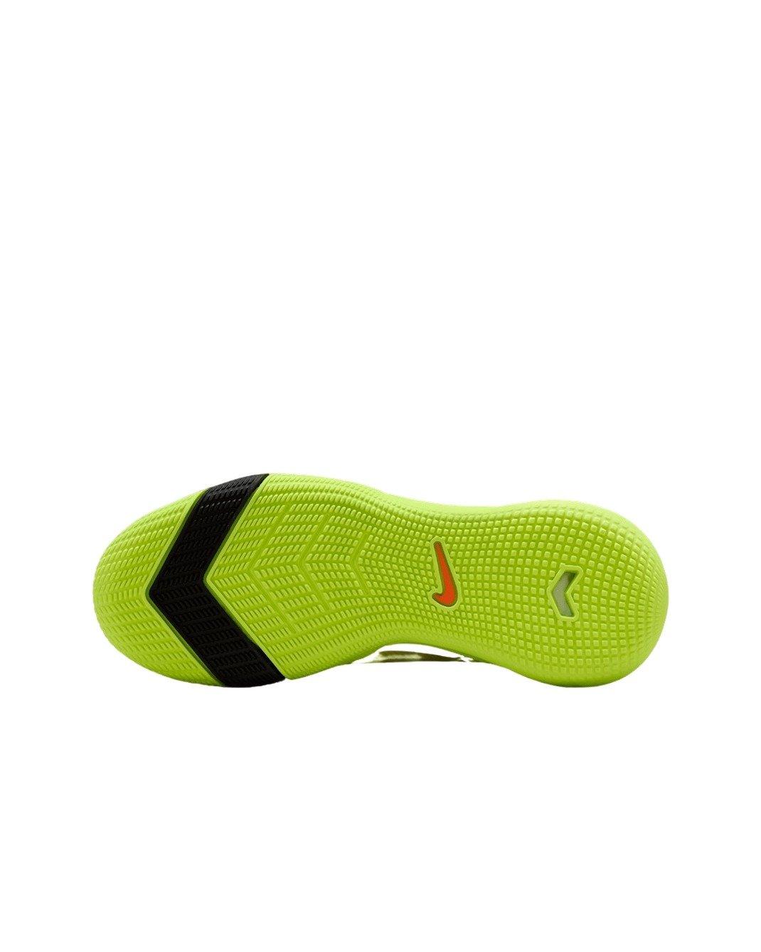 Nike Jr. Mercurial Superfly 10 Academy IC Grade School Kids' "Limelight/Crimson/Volt" Soccer Shoe