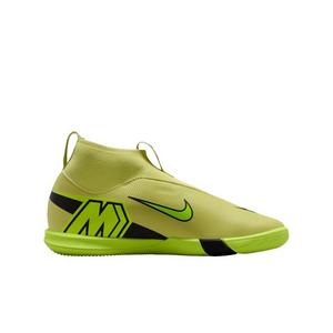 Nike Jr. Mercurial Superfly 10 Academy IC "Limelight/Crimson/Volt" Grade School Kids' Soccer Shoe