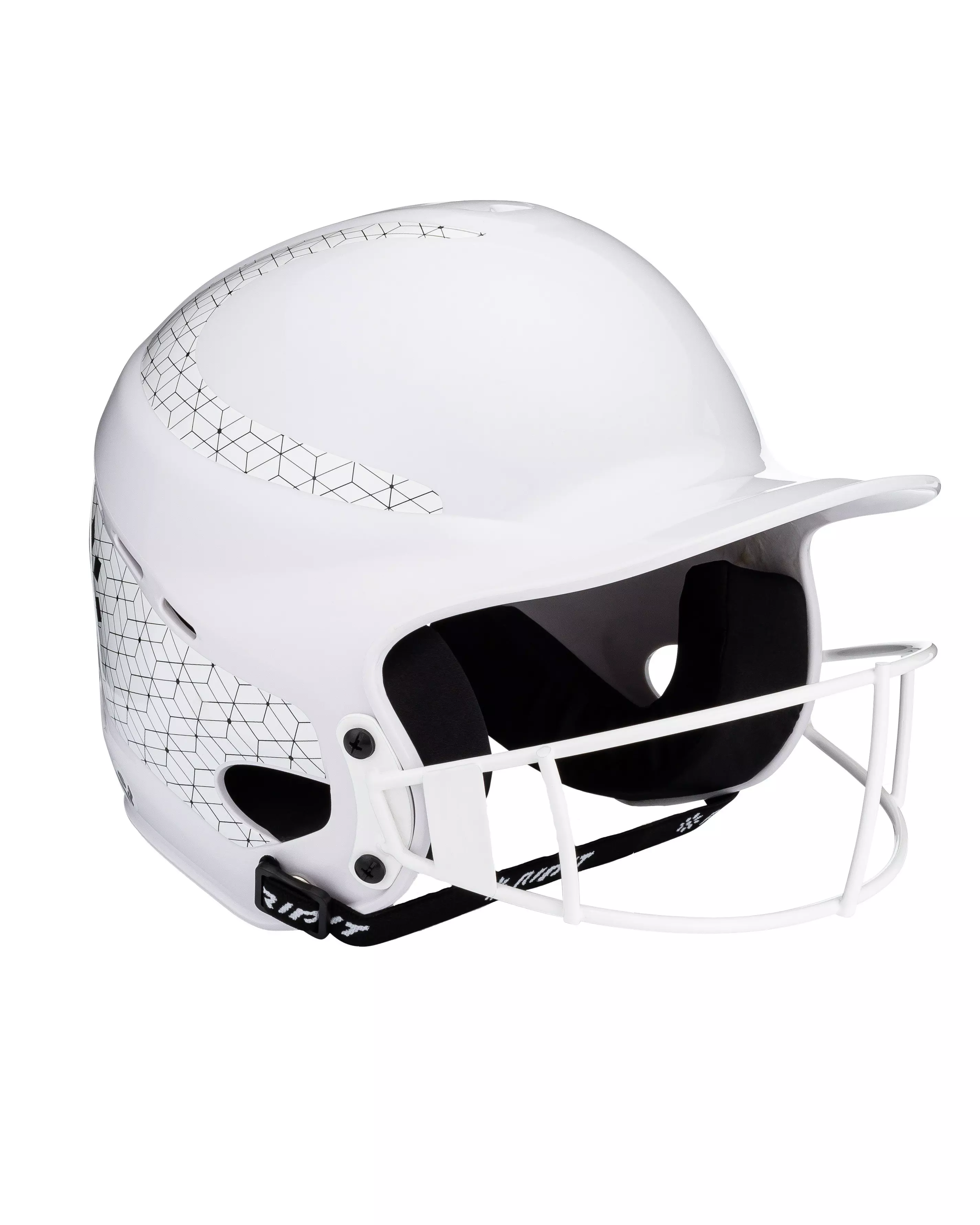RIP-IT Vision Classic S/M Softball Batting Helmet 2.0 - WHITE