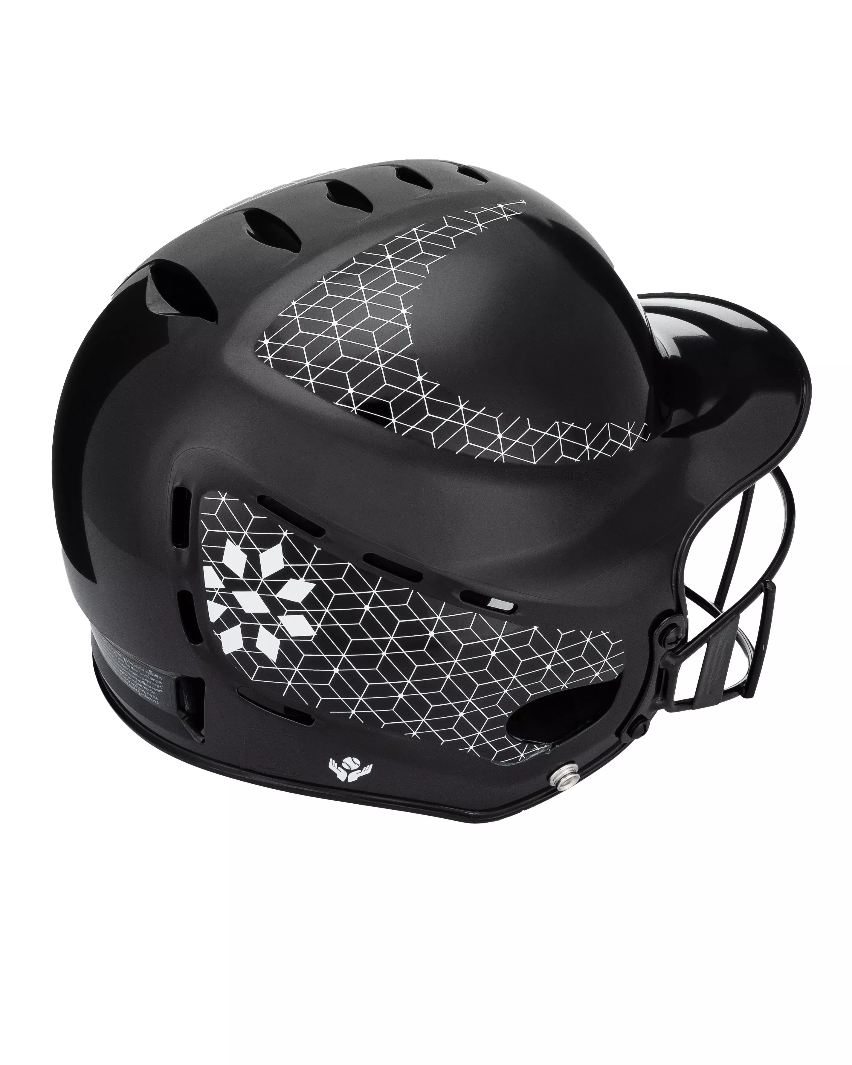 RIP-IT Vision Classic M/L Softball Batting Helmet 2.0 - BLACK