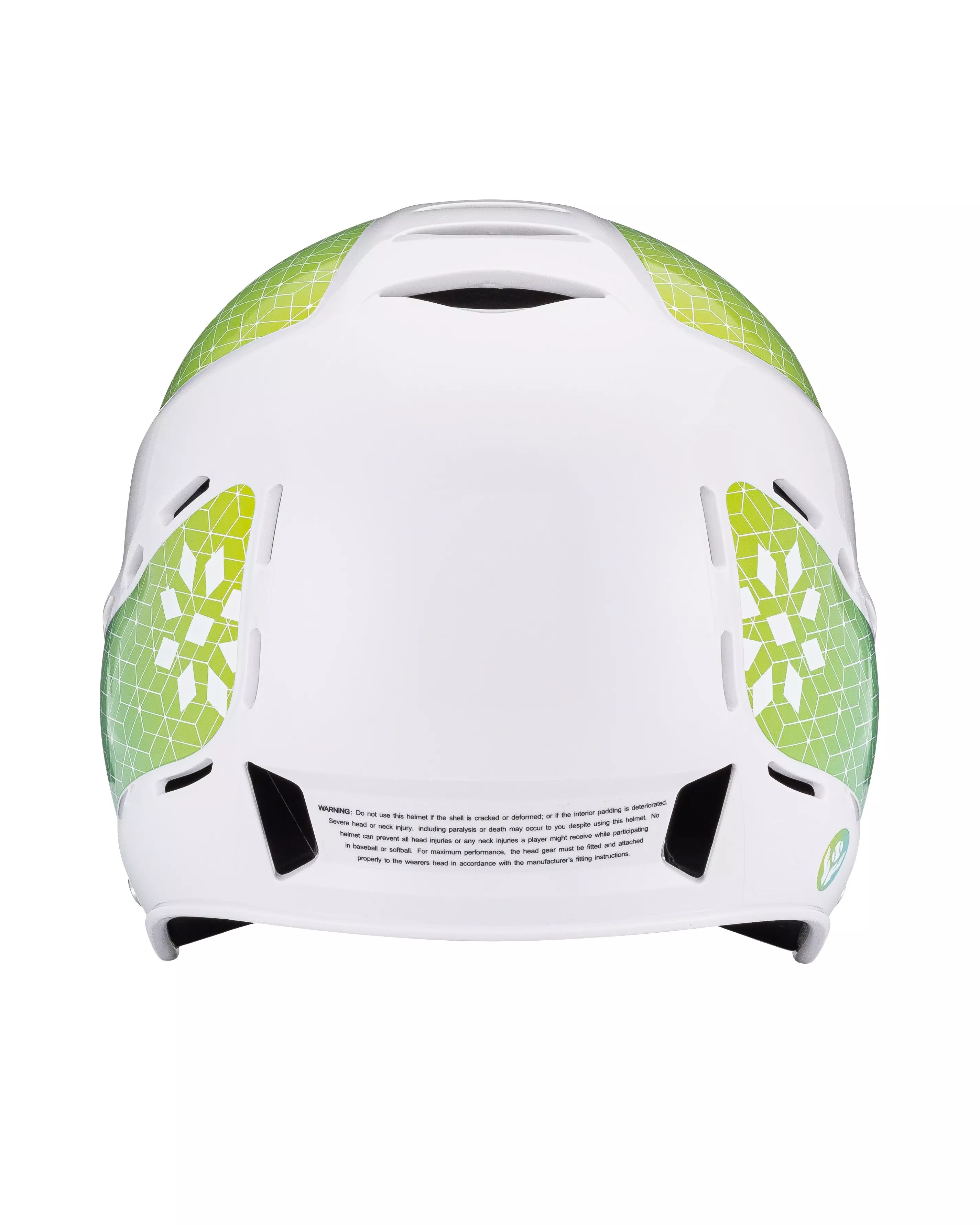 RIP-IT Vision Classic M/L Softball Batting Helmet 2.0 - WHITE/LIME