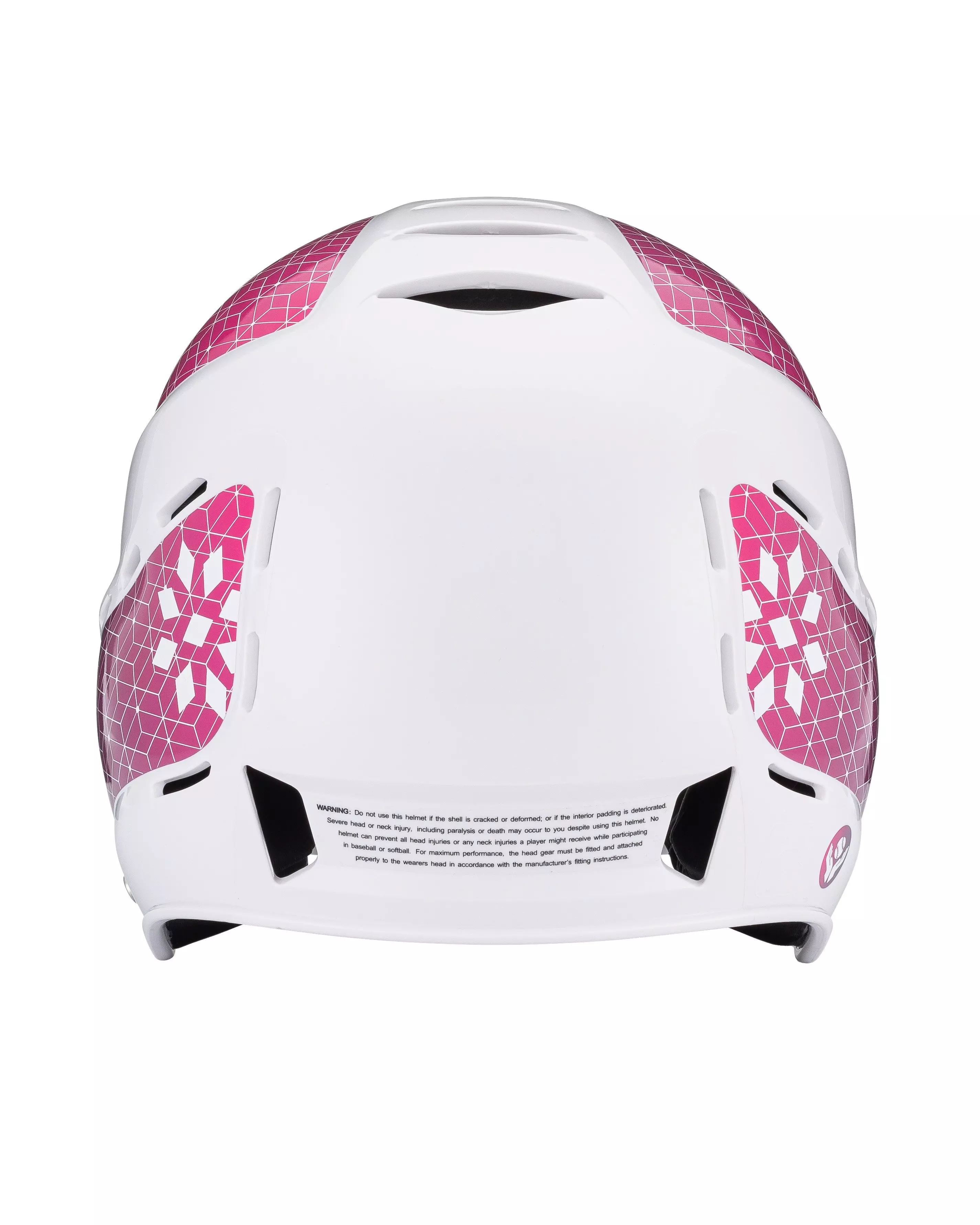 RIP-IT Vision Classic M/L Softball Batting Helmet 2.0 - WHITE/PINK