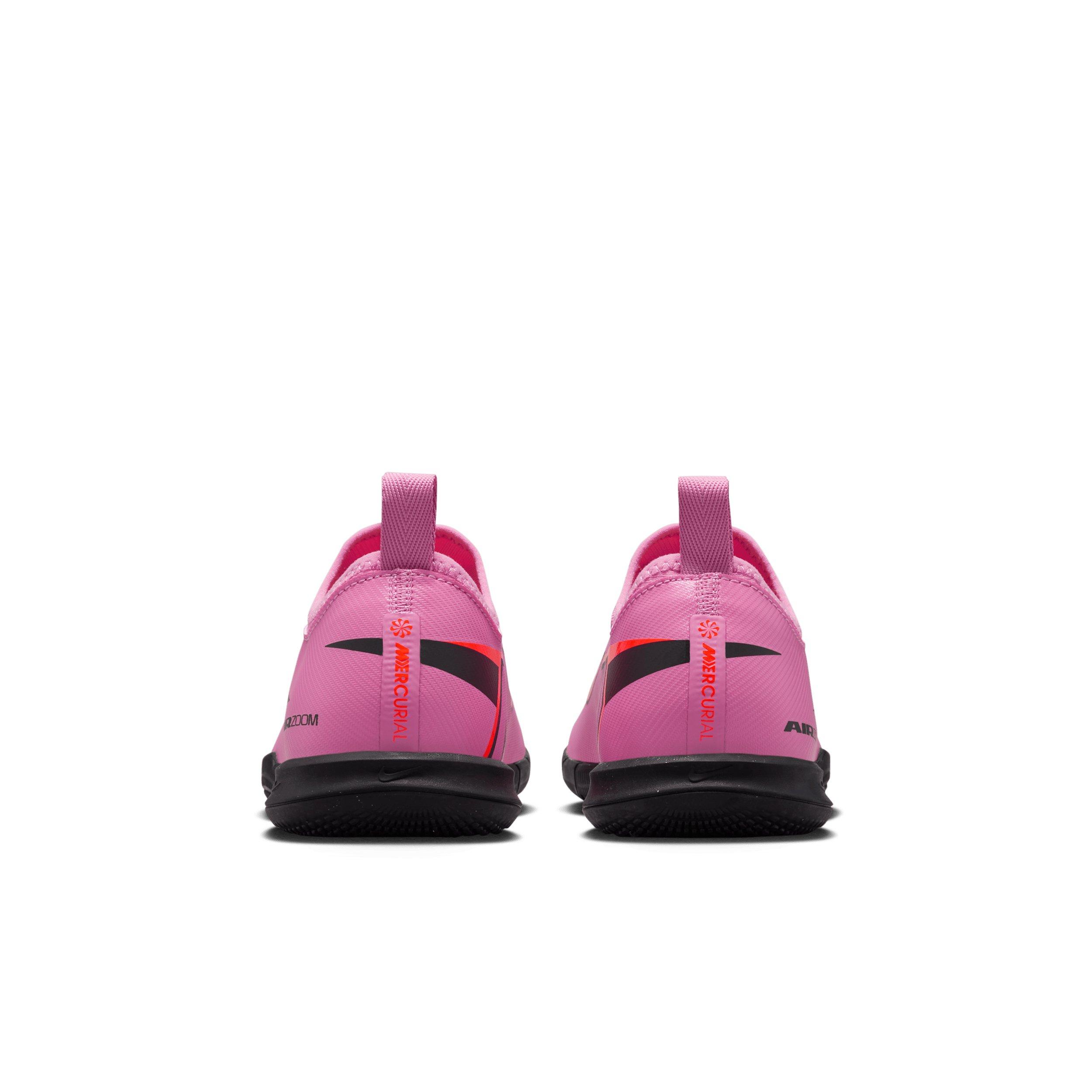 Nike Jr. Mercurial Vapor 16 Academy IC Grade School Kids' "Magic Flamingo/Crimson/Black" Soccer Shoe