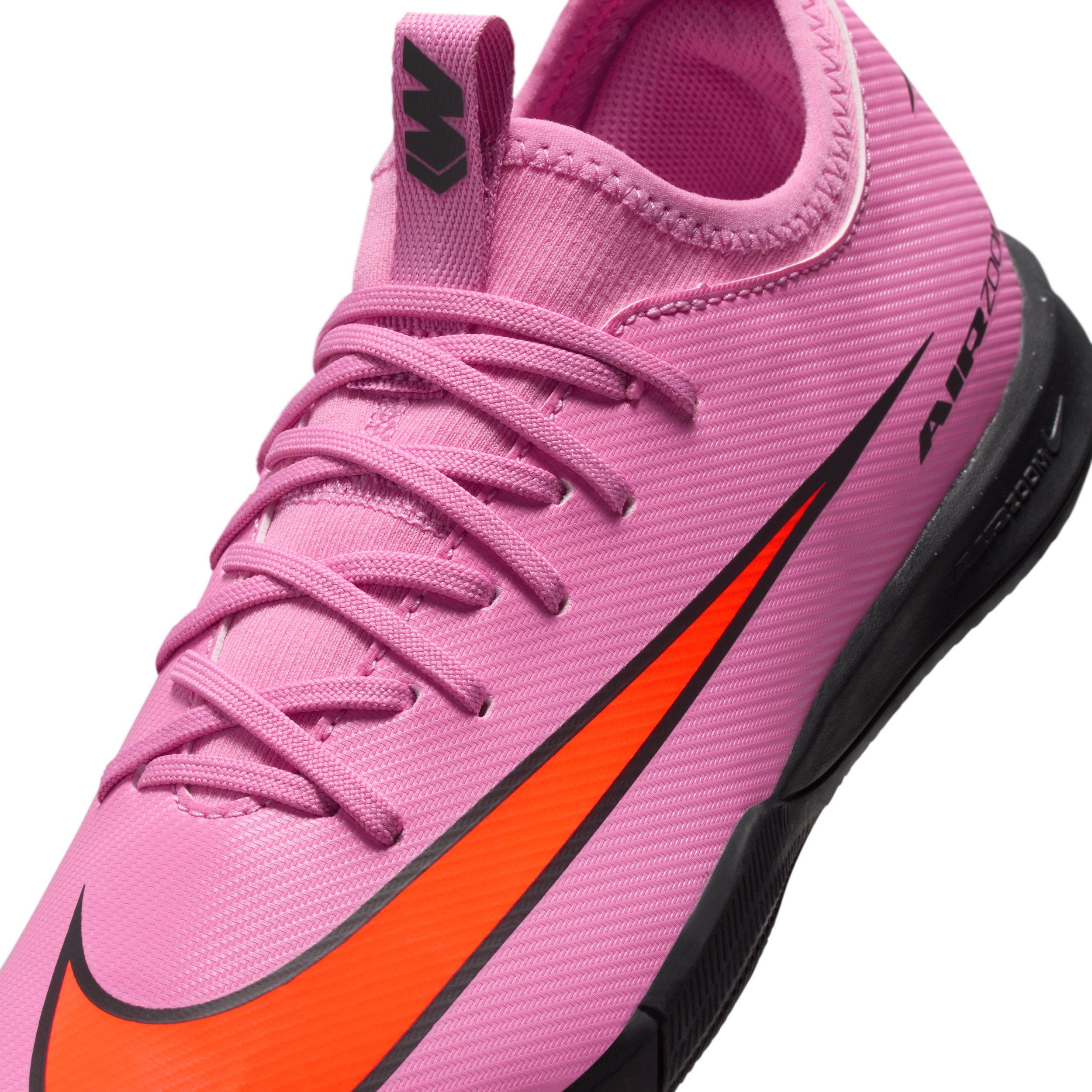 Nike Jr. Mercurial Vapor 16 Academy IC Grade School Kids' "Magic Flamingo/Crimson/Black" Soccer Shoe