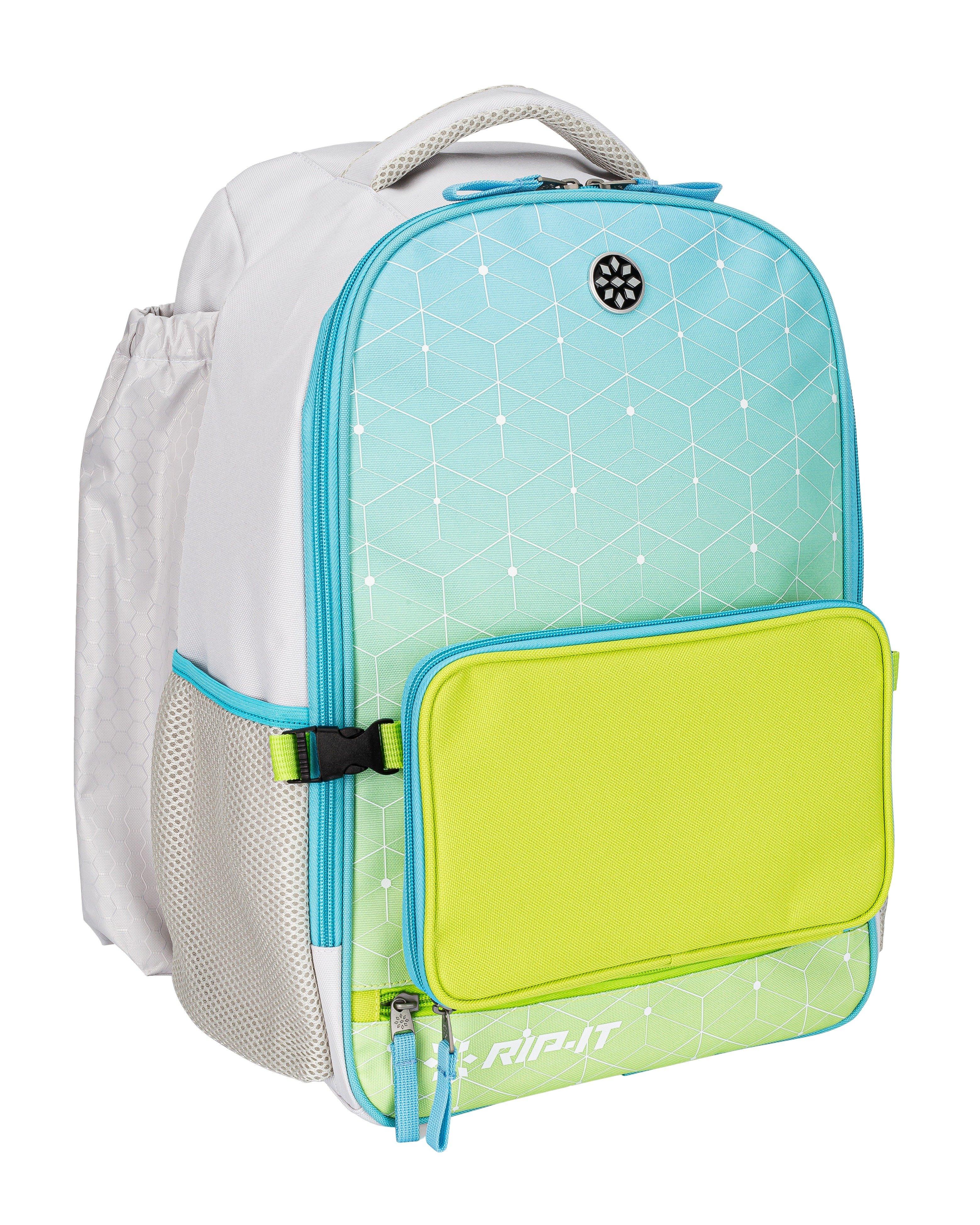 RIP-IT Game Day 2.0 Softball Backpack - BLUE/LIME Thumbnail View 3
