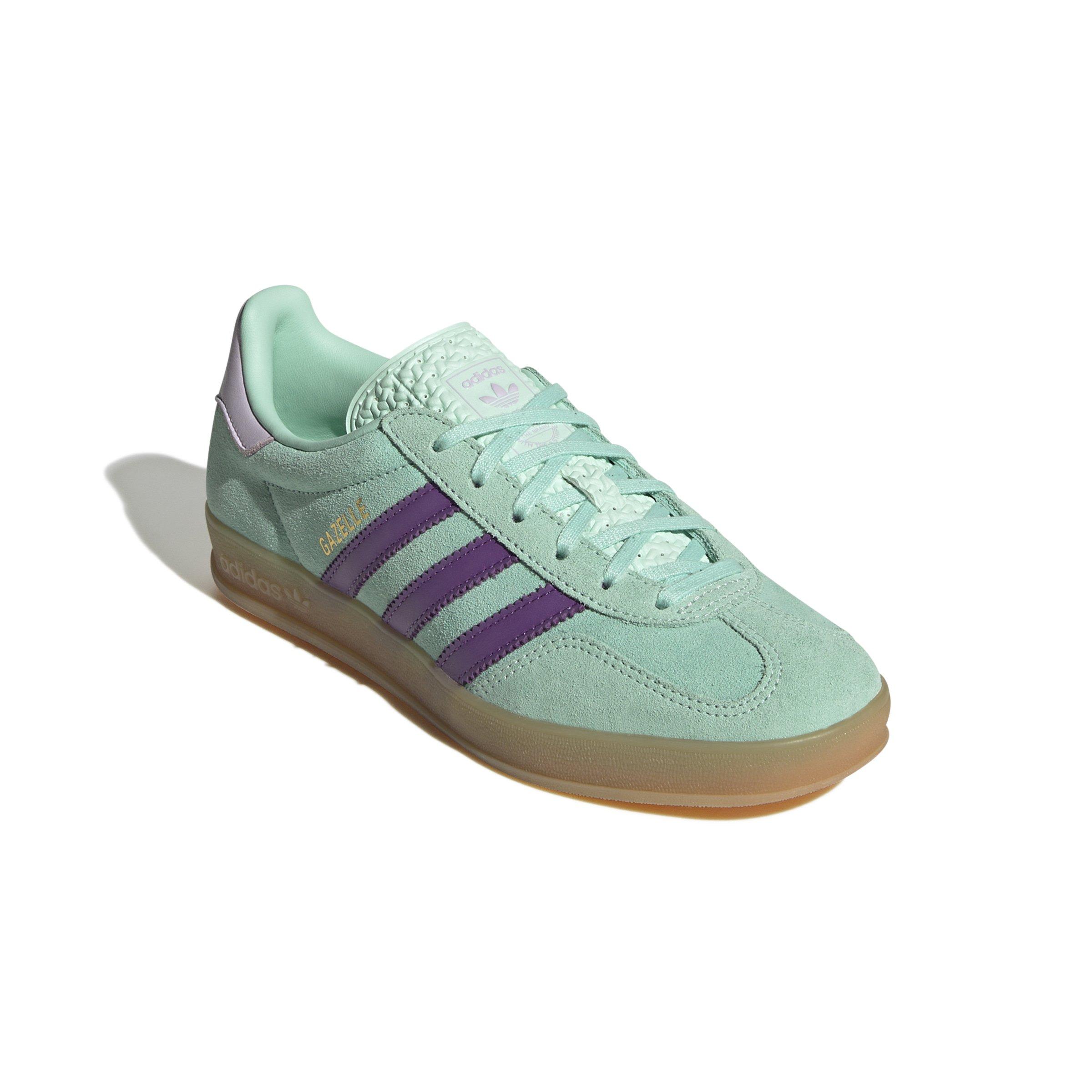 adidas Originals Gazelle "Clear Mint/Active Purple/Ice Lavender" Women's Shoe - MINT/PURPLE/LAVENDER Thumbnail View 3