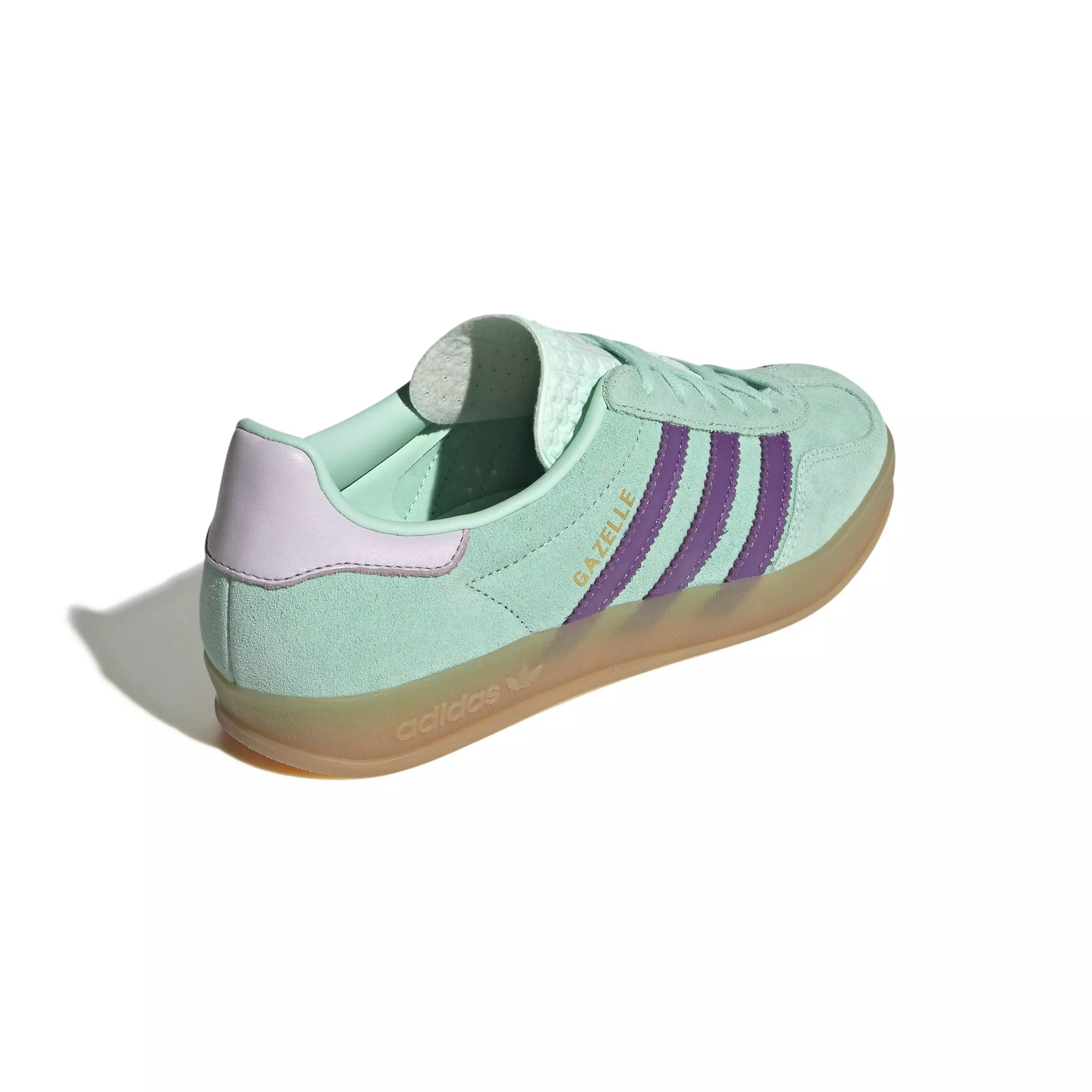 adidas Originals Gazelle "Clear Mint/Active Purple/Ice Lavender" Women's Shoe - MINT/PURPLE/LAVENDER