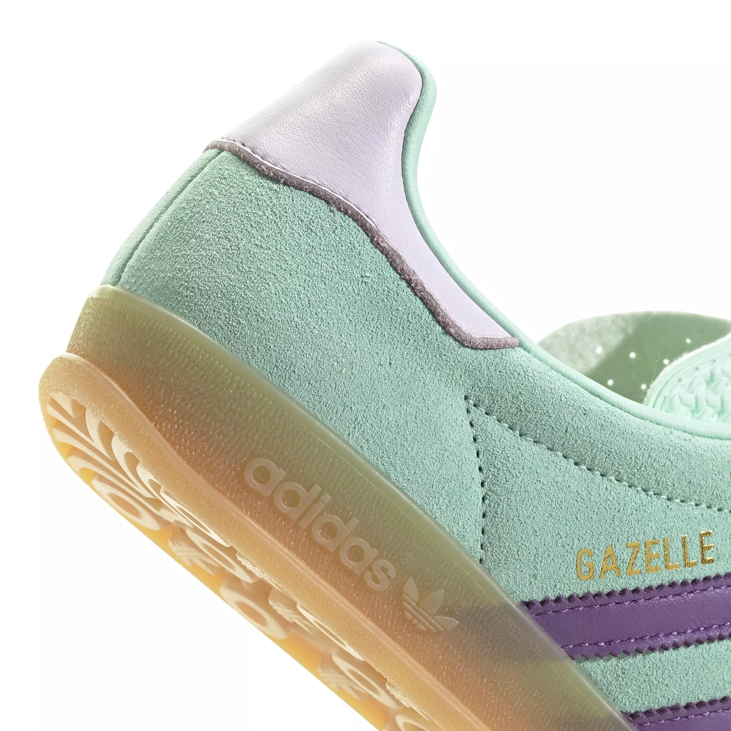 adidas Originals Gazelle "Clear Mint/Active Purple/Ice Lavender" Women's Shoe - MINT/PURPLE/LAVENDER