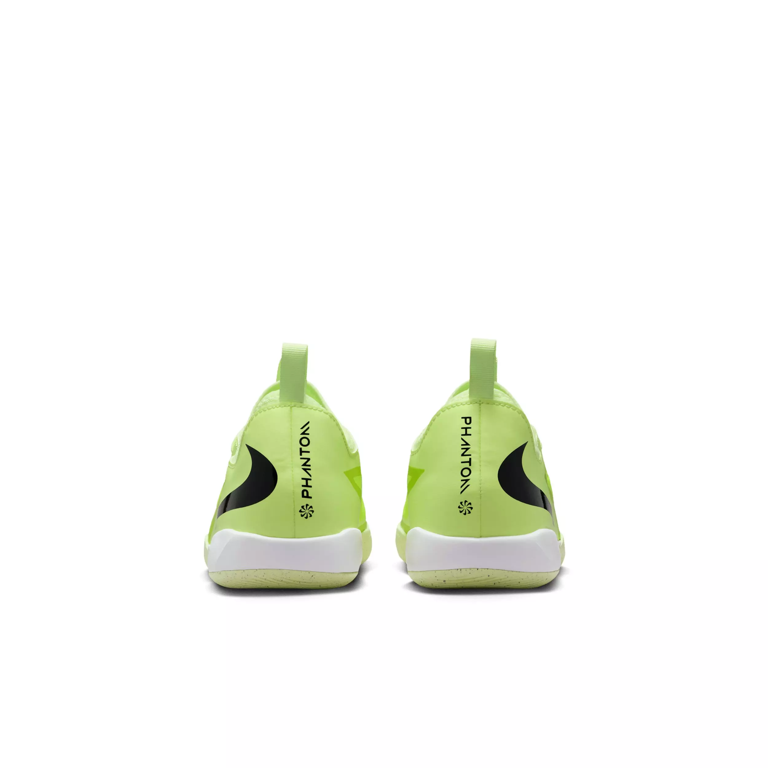 Nike Jr. Phantom 6 Low Academy IC "Hyper Crimson/Limelight/Black" Grade School Kids' Soccer Shoe - CRIMSON/LIMELIGHT/BLACK