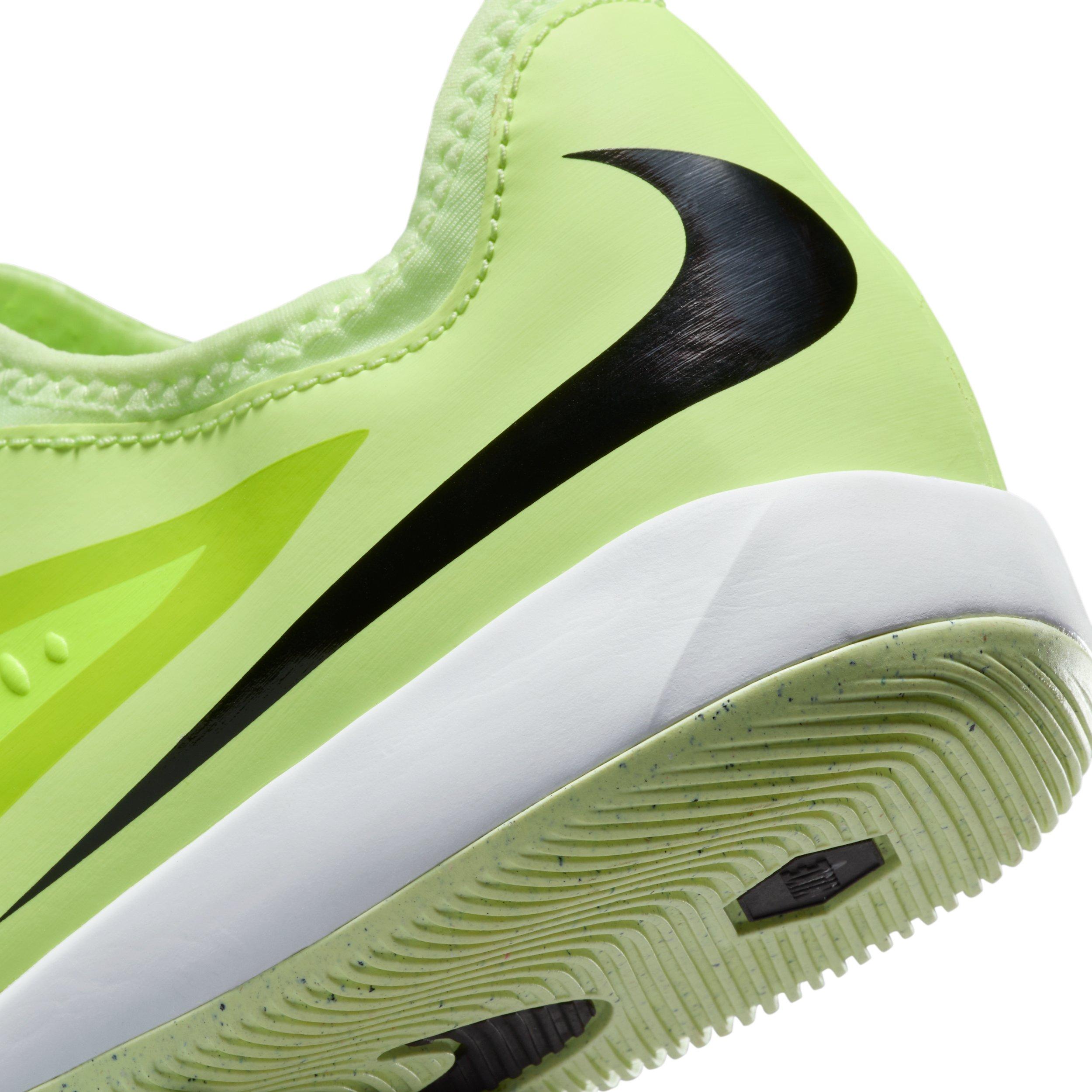 Nike Jr. Phantom 6 Low Academy IC Grade School Kids' "Hyper Crimson/Limelight/Black" Soccer Shoe