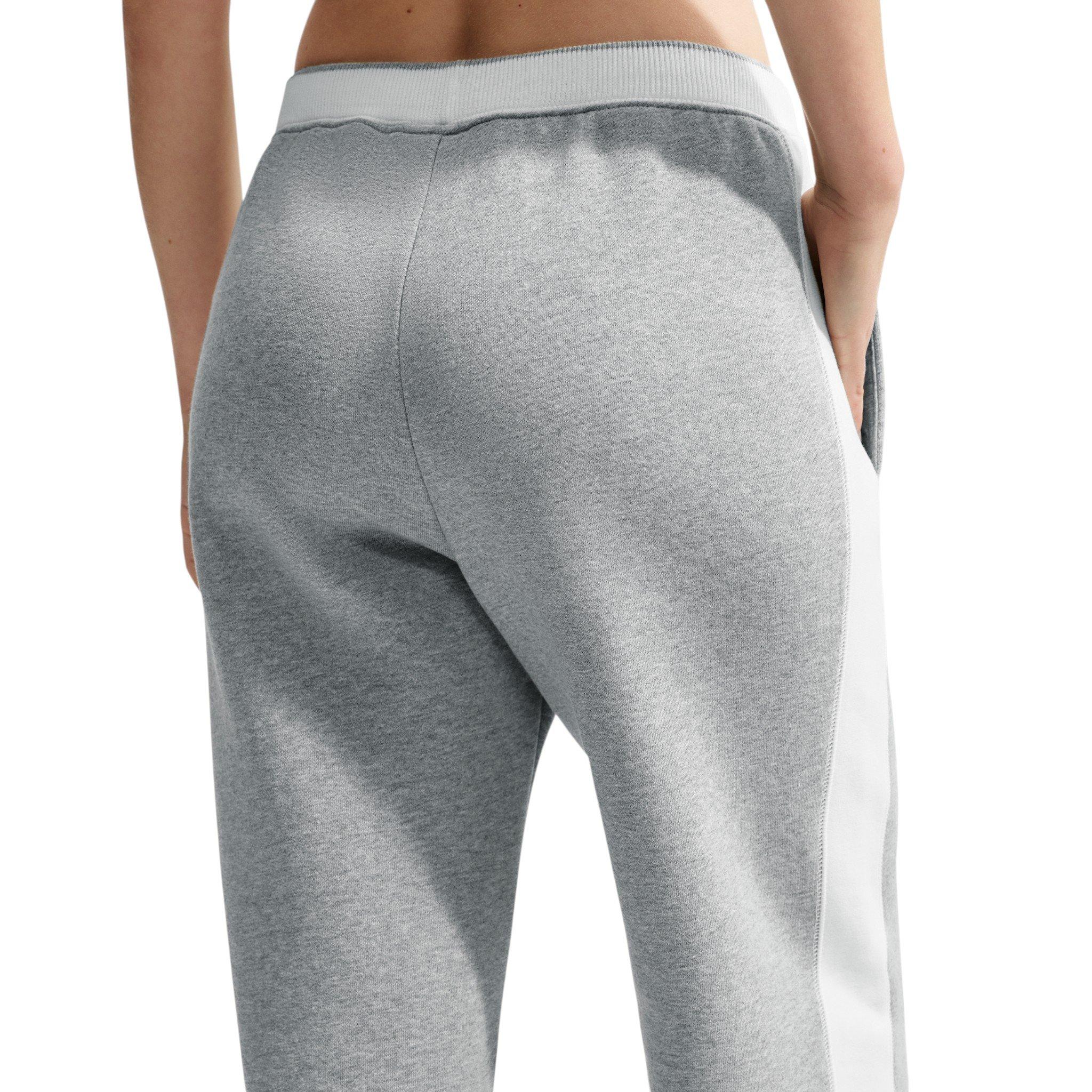 Nike Women's Studio Fleece Med Weight Mid-Rise Track Pants - Dk Grey - DK GREY