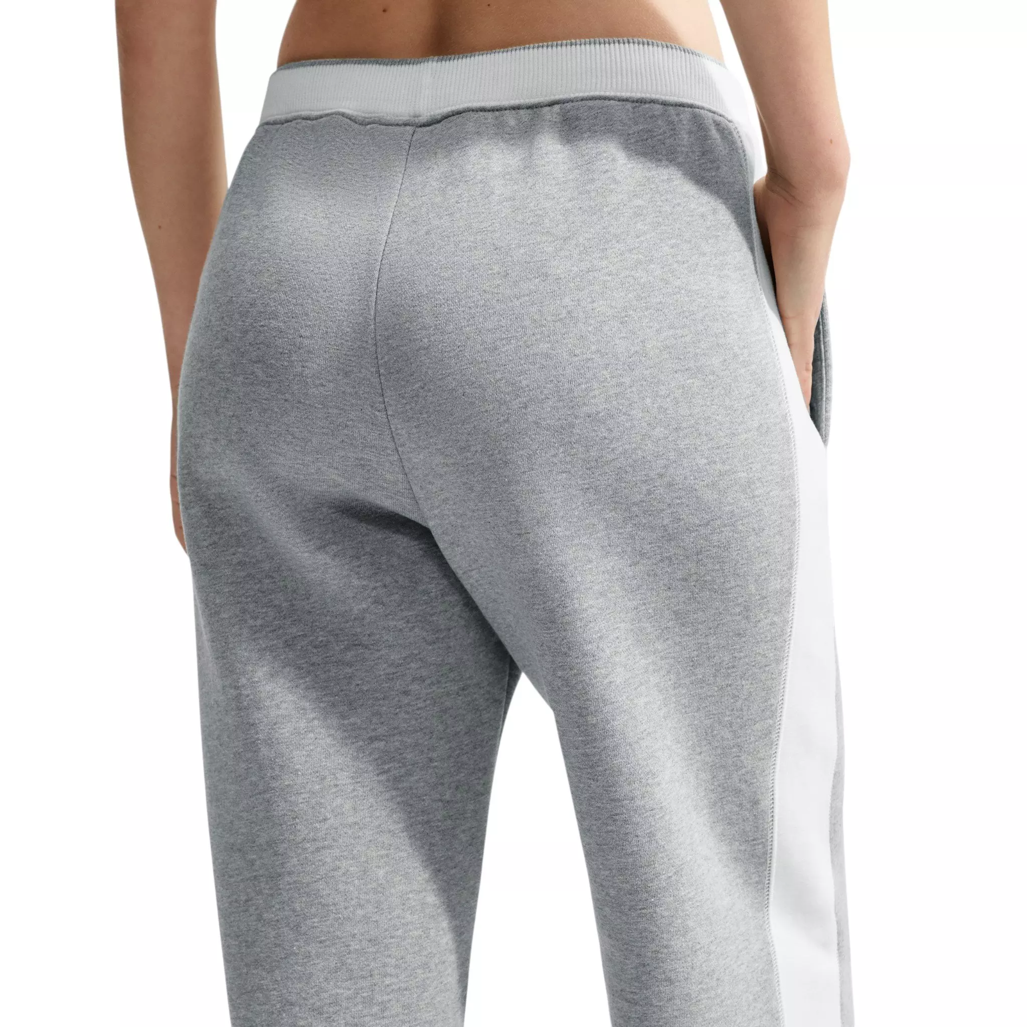 Nike Women's Studio Fleece Med Weight Mid-Rise Track Pants - Dk Grey - DK GREY