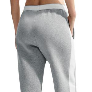 Nike Women's Studio Fleece Med Weight Mid-Rise Track Pants - Dk Grey - DK GREY