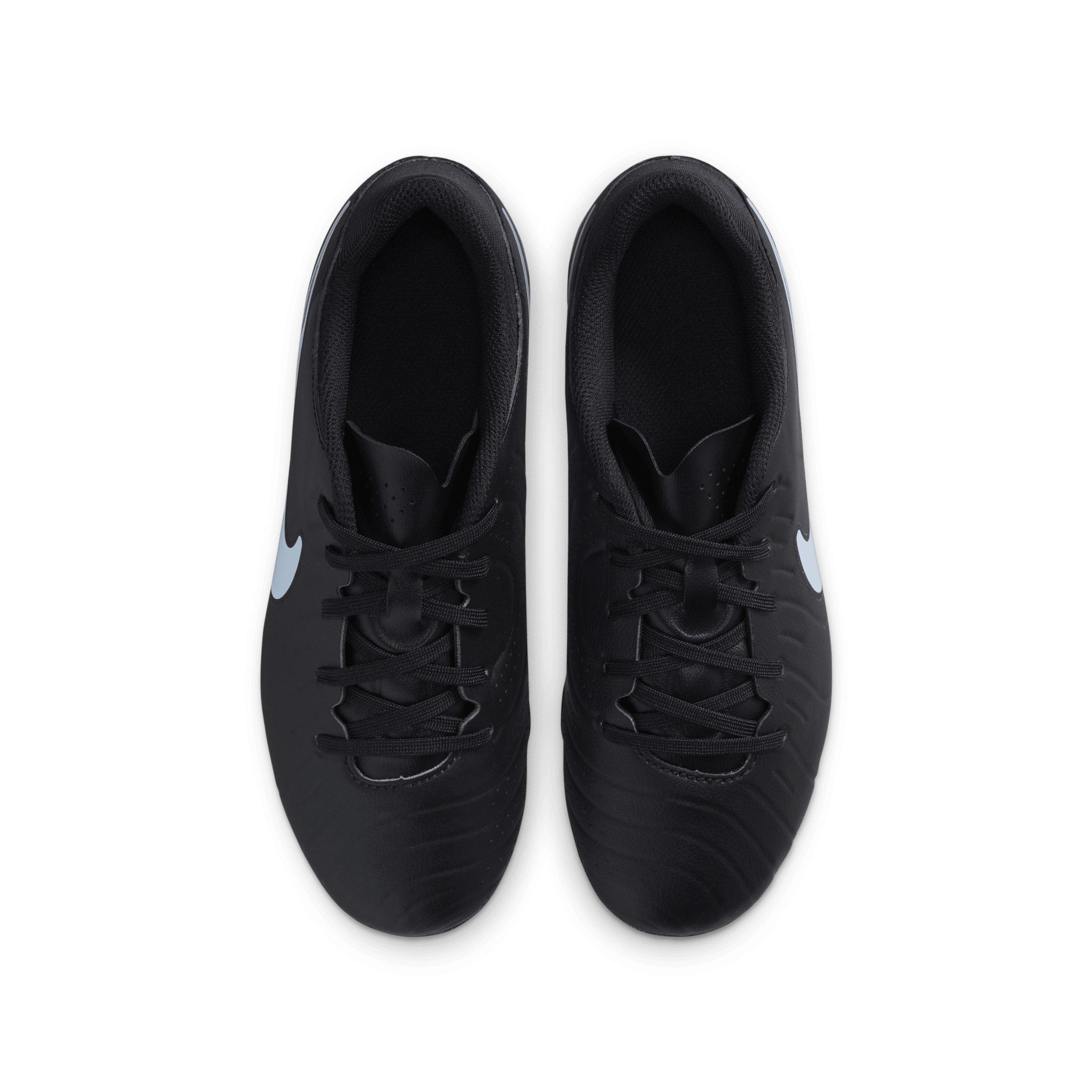 Nike Jr. Tiempo Legend 10 Academy MG Grade School Kids' "Black/Black" Soccer Cleat