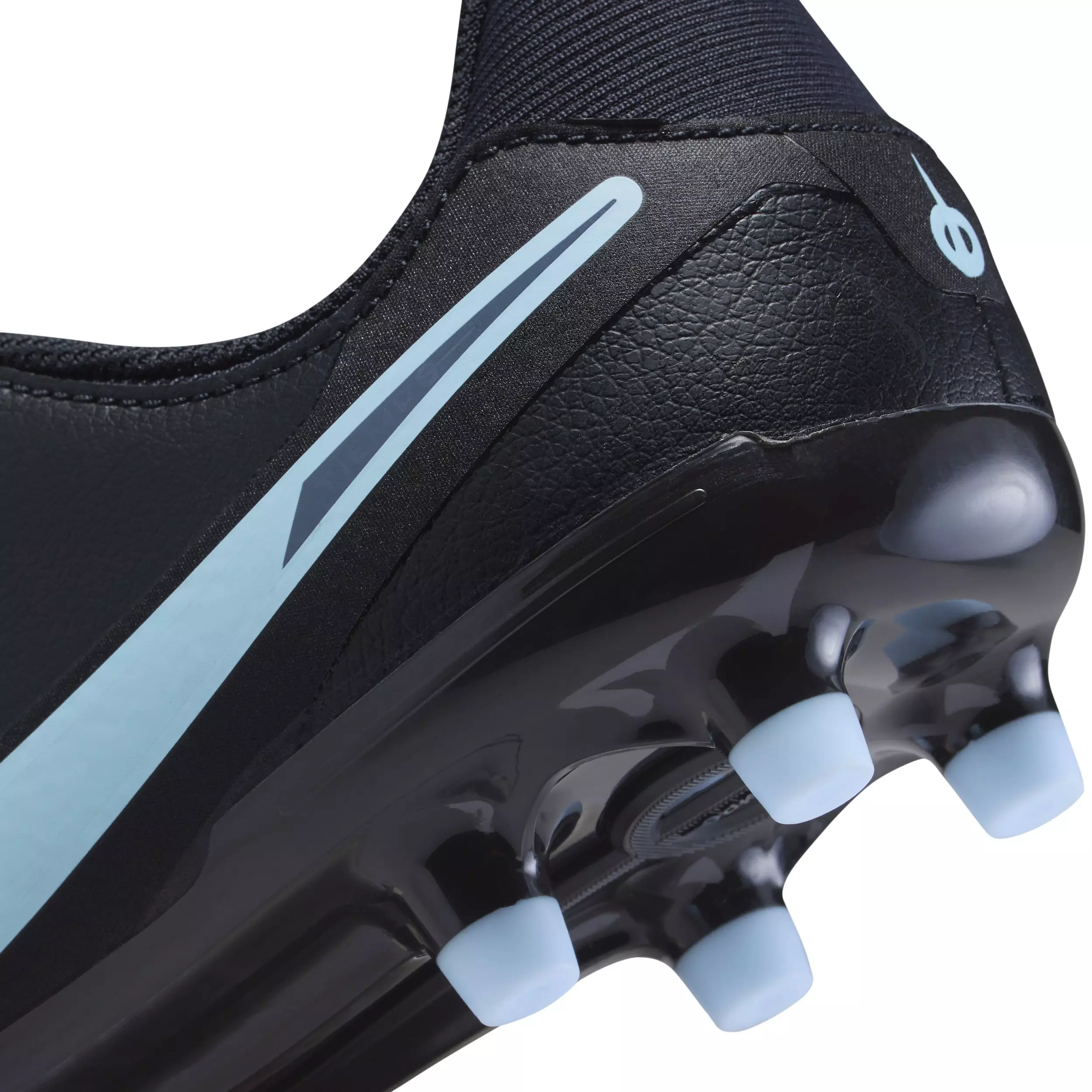 Nike Jr. Tiempo Legend 10 Academy MG "Black/Black" Grade School Kids' Soccer Cleat - BLACK/BLACK