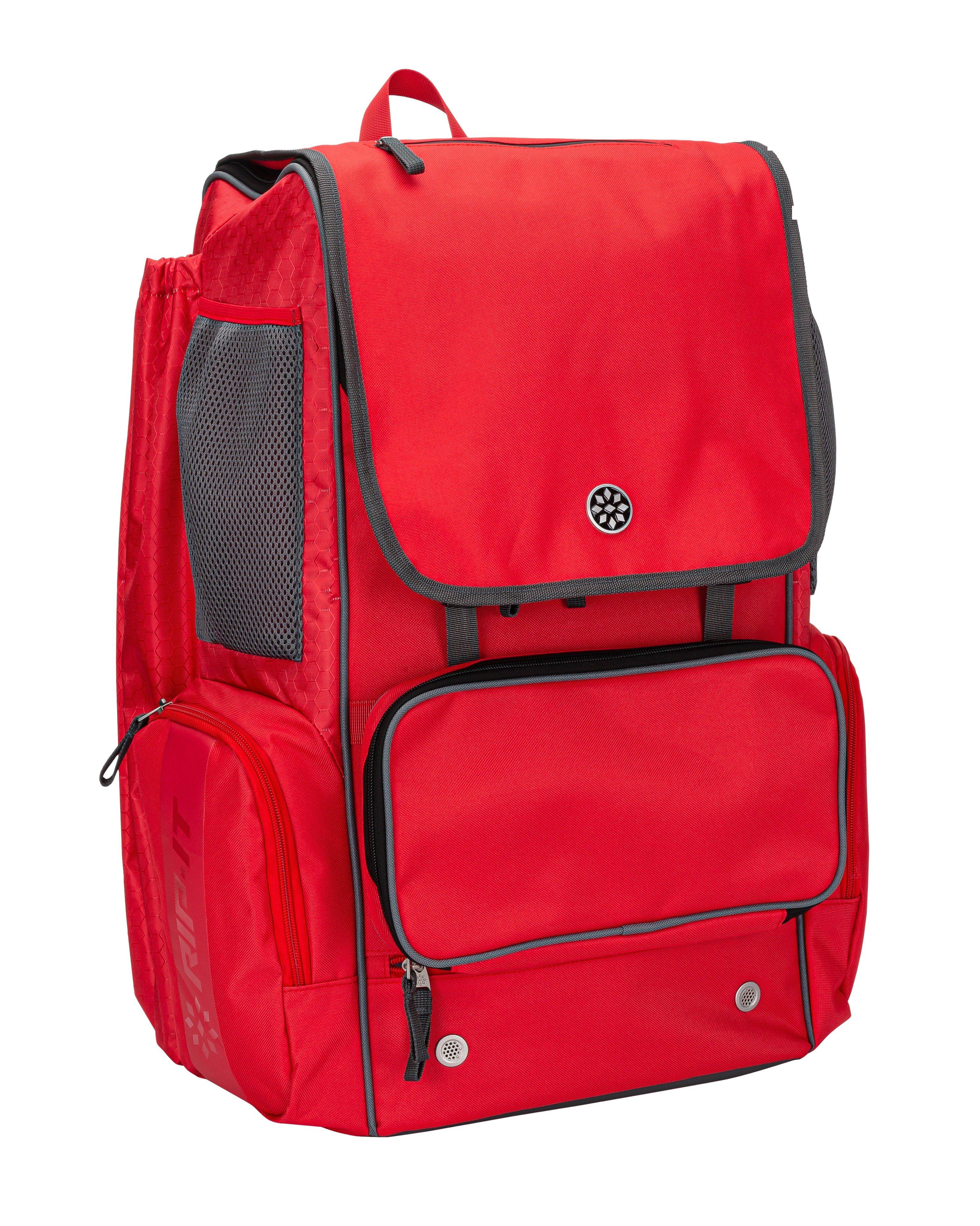 RIP-IT Tournament 2 Softball Backpack - SCARLET Thumbnail View 3