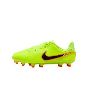 Nike Jr. Tiempo Legend 10 Academy MG "Volt/Black" Grade School Kids' Soccer Cleat