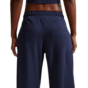 Nike Women's One Dri-FIT Woven Wide-Leg Pants - Navy - NAVY