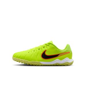 Nike Jr. Tiempo Legend 10 Academy Turf "Volt/Black" Grade School Kids' Soccer Shoe