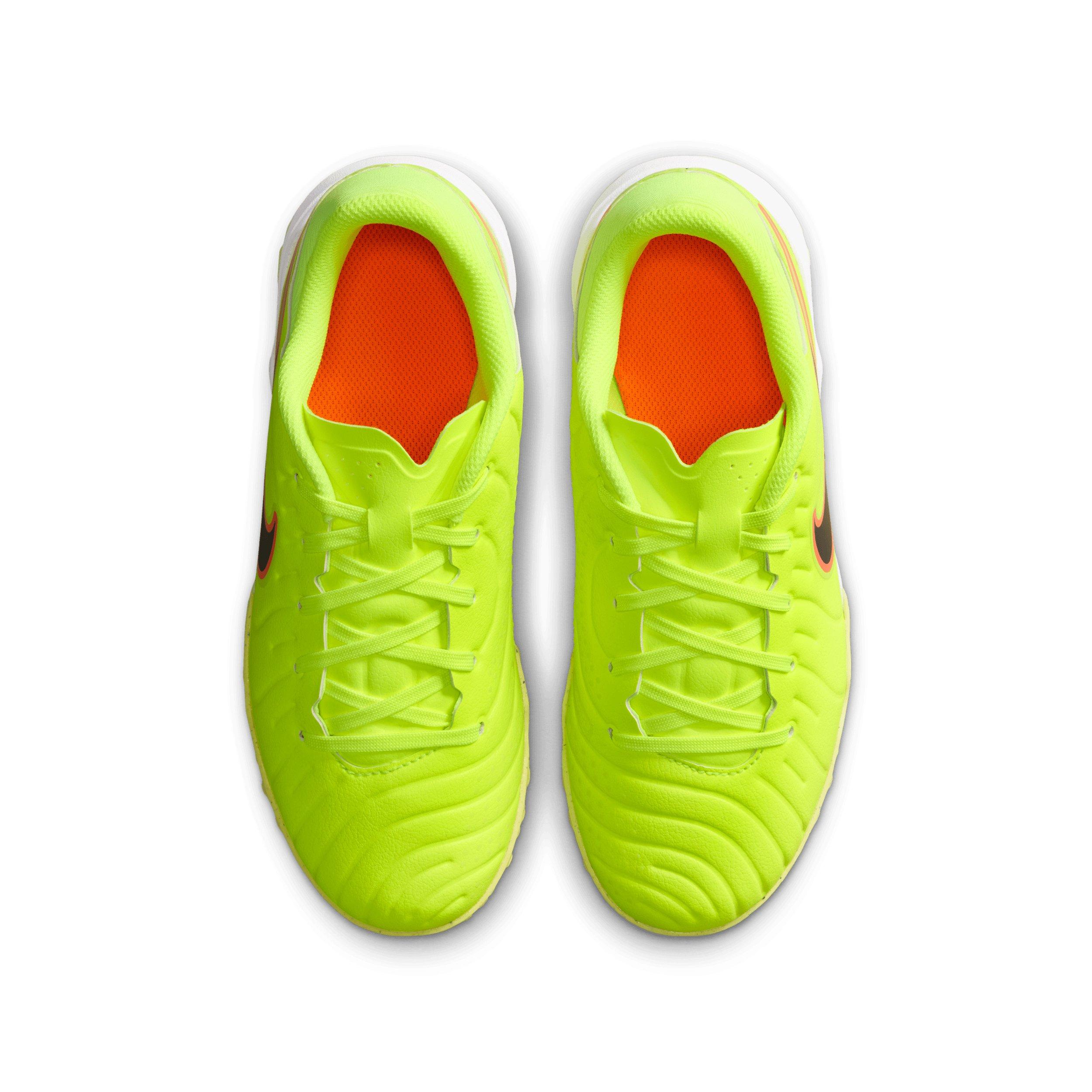 Nike Jr. Tiempo Legend 10 Academy Turf Grade School Kids' "Volt/Black" Soccer Shoe