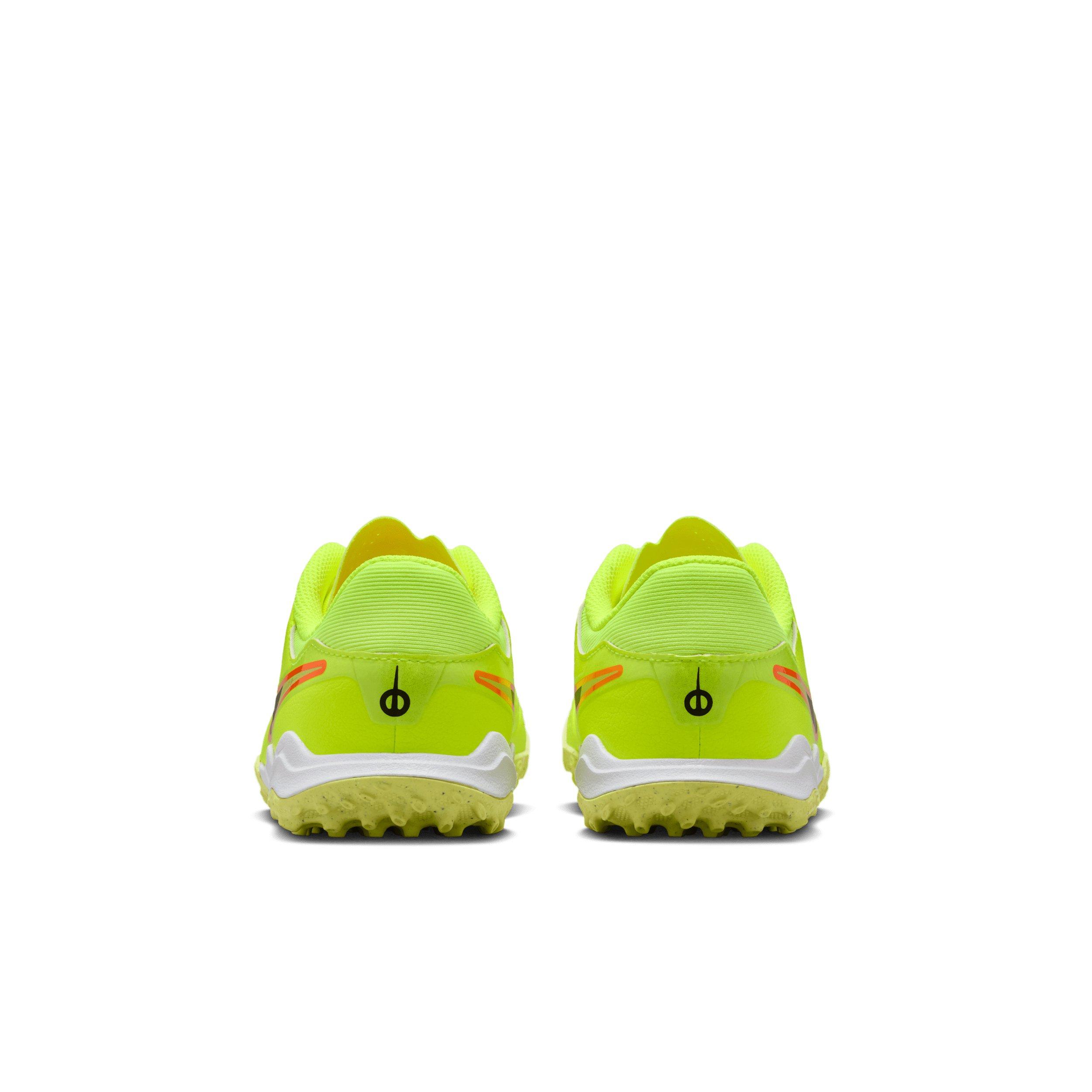 Nike Jr. Tiempo Legend 10 Academy Turf Grade School Kids' "Volt/Black" Soccer Shoe