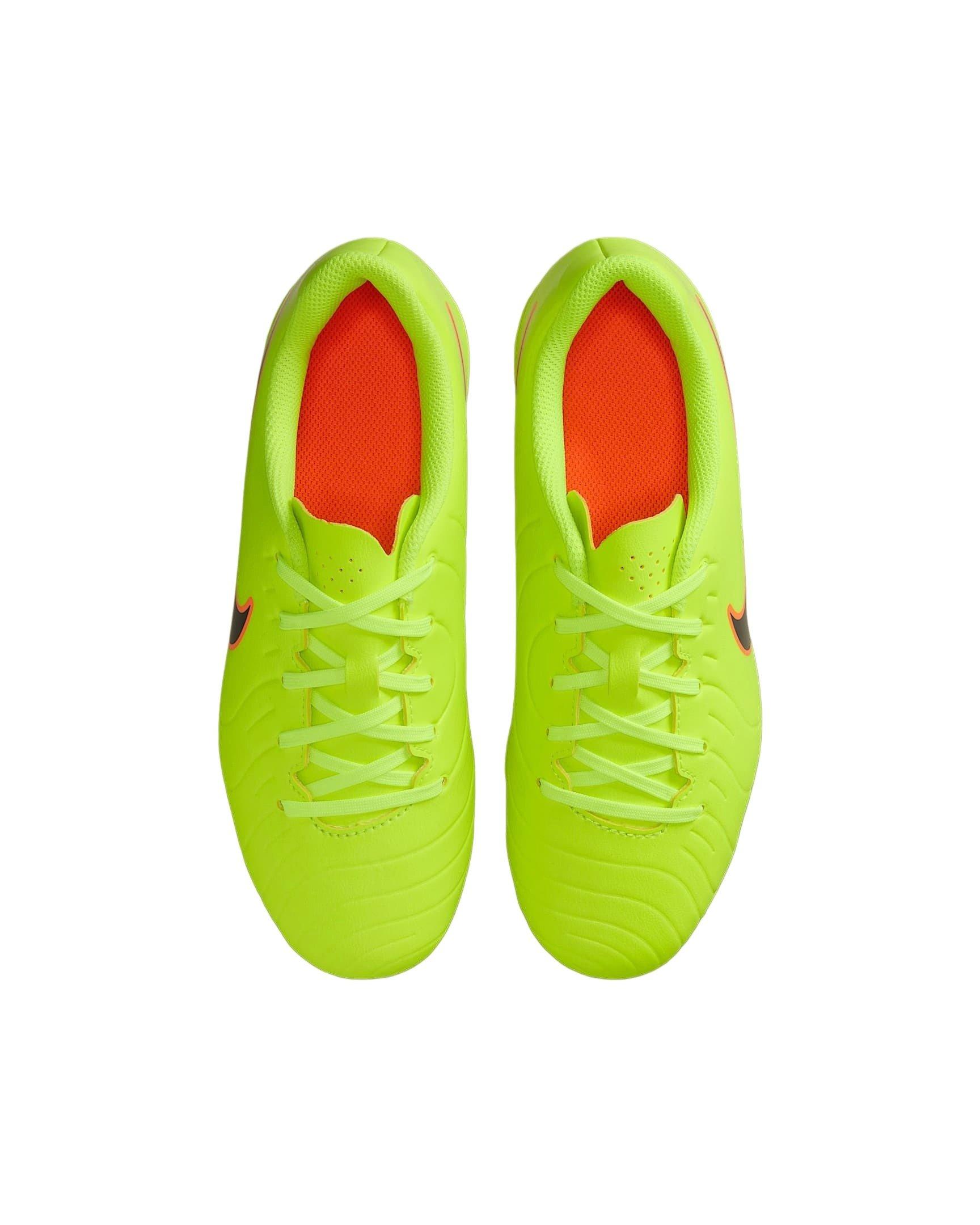 Nike Jr. Tiempo Legend 10 Club MG Grade School Kids' "Volt/Black" Soccer Cleat